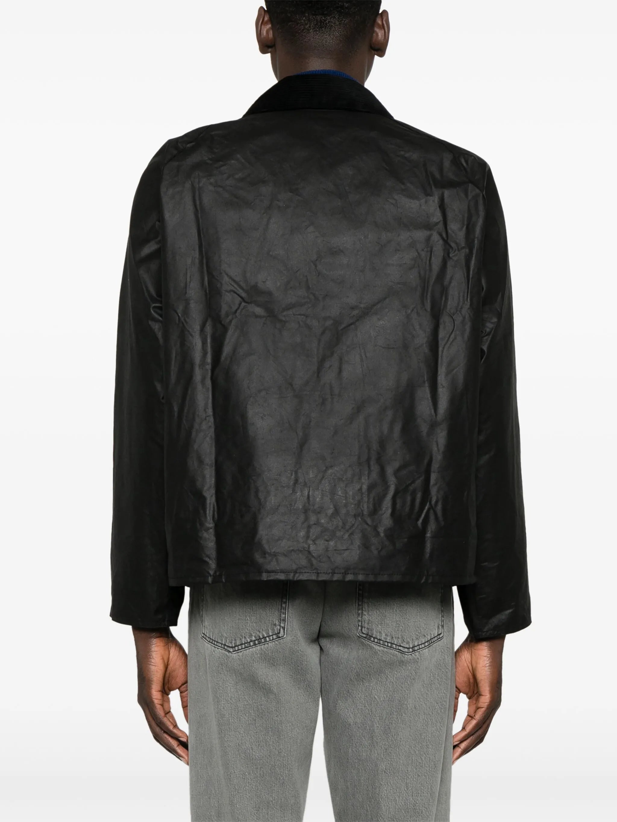Transport waxed cotton jacket