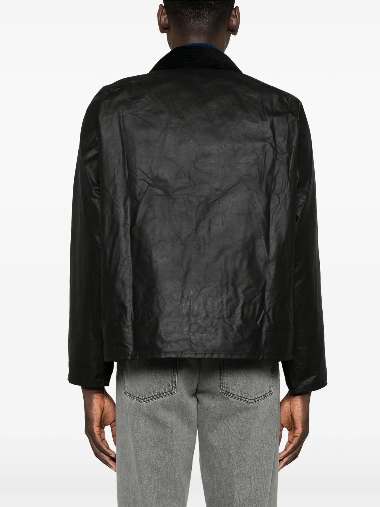 Transport waxed cotton jacket