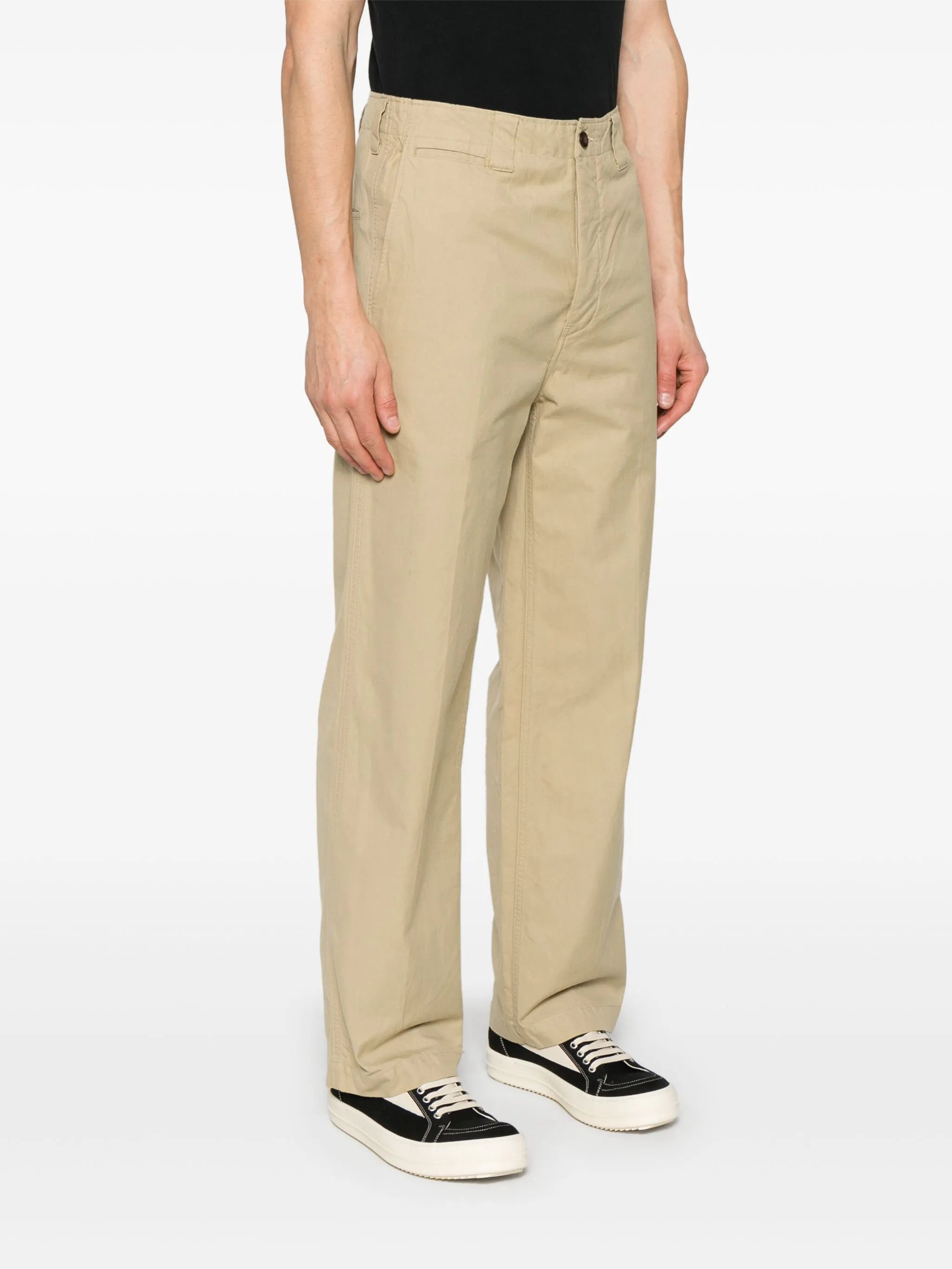 wide-leg chinos