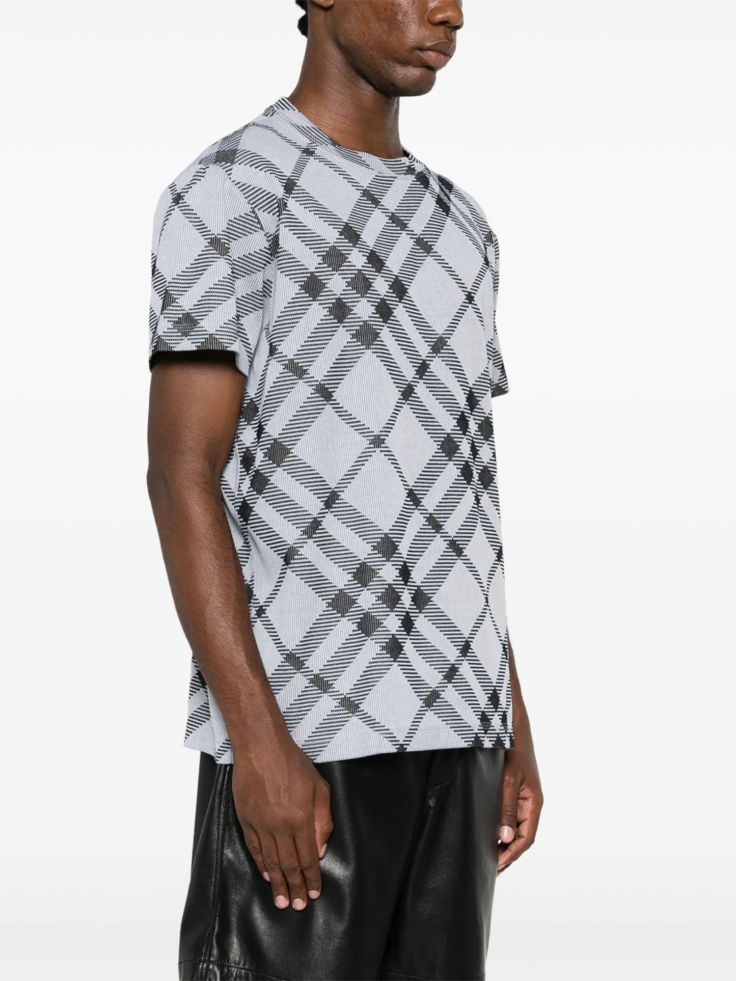 Vintage Check-pattern T-shirt