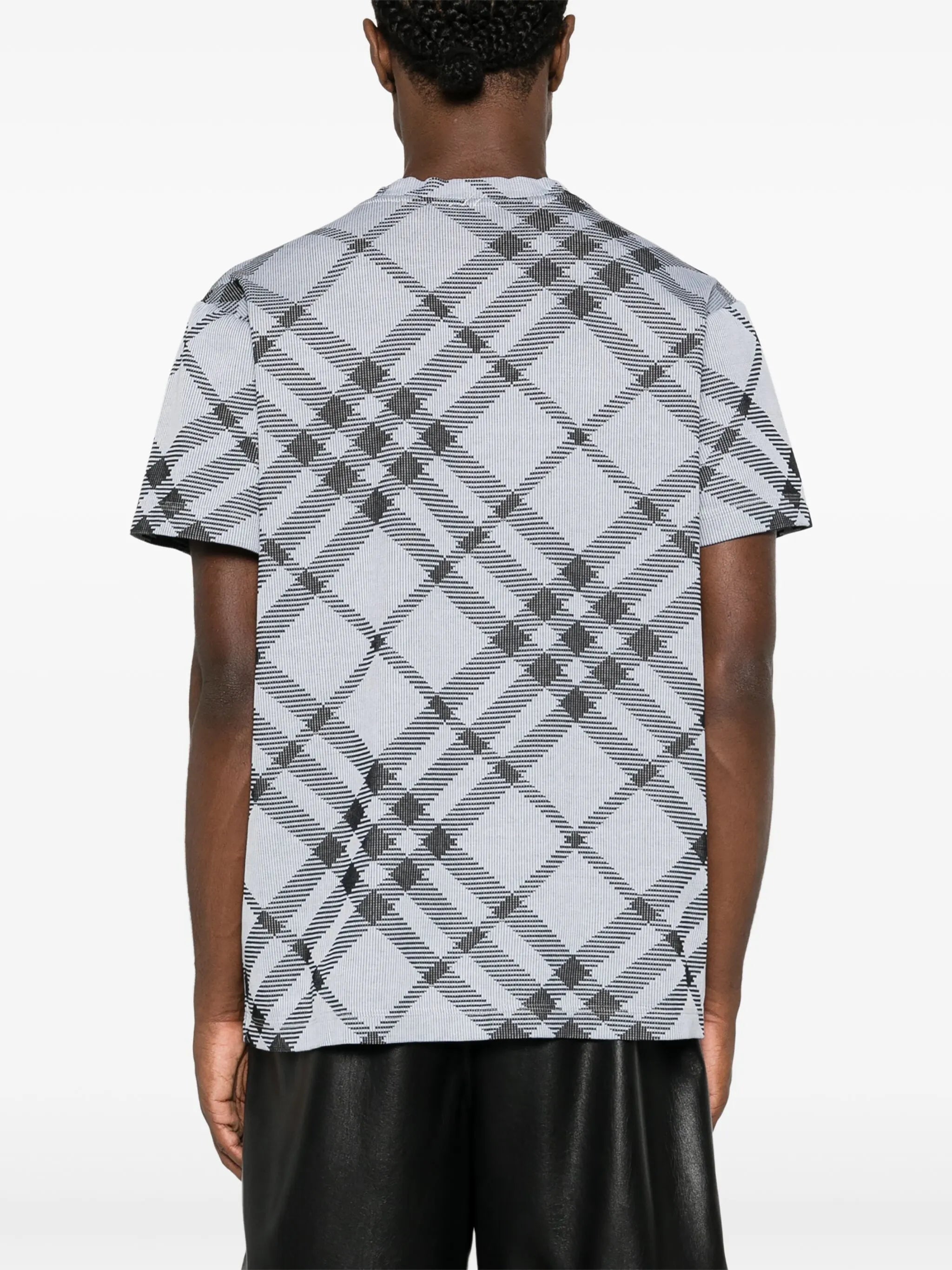 Vintage Check-pattern T-shirt
