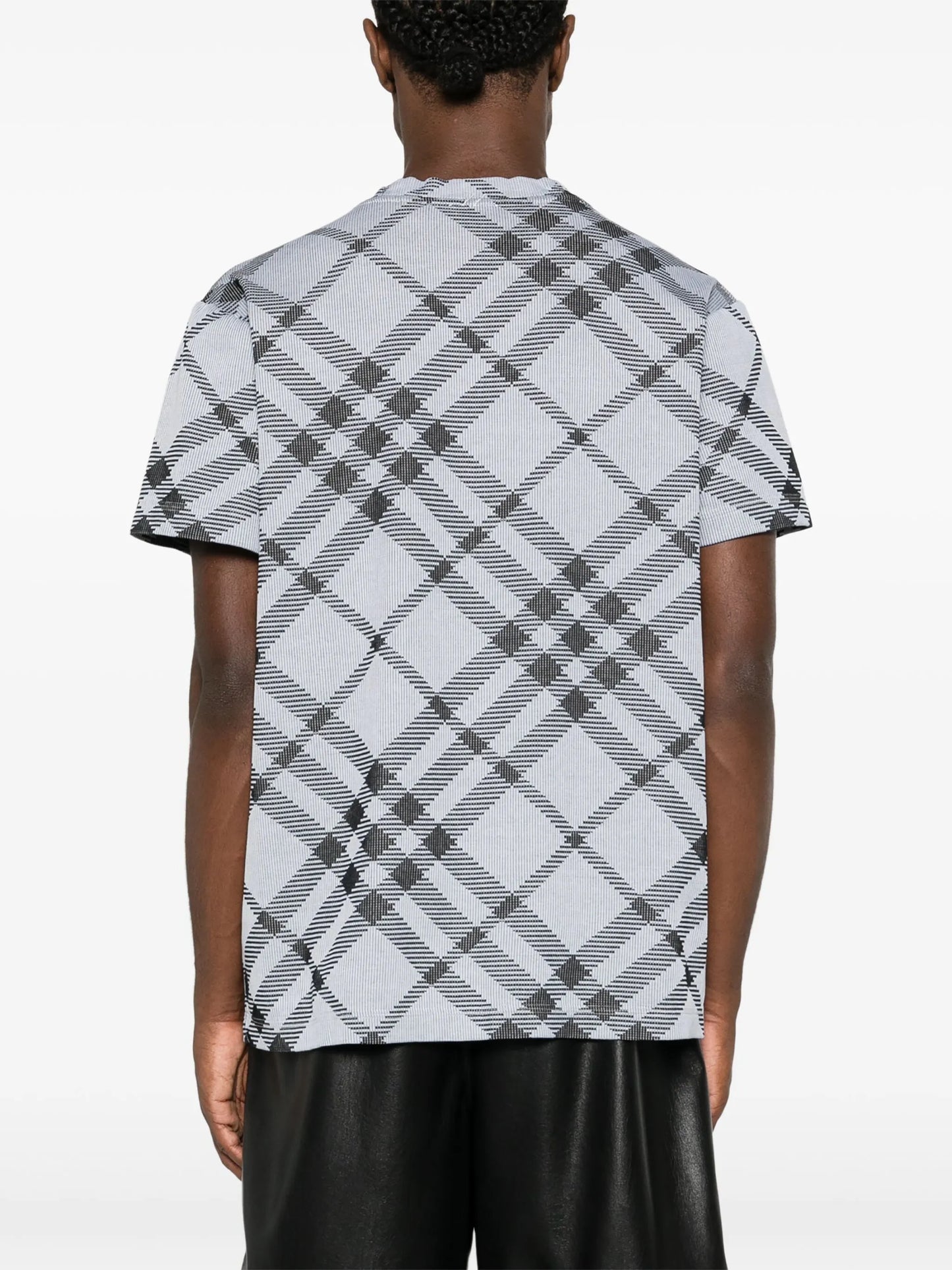Vintage Check-pattern T-shirt