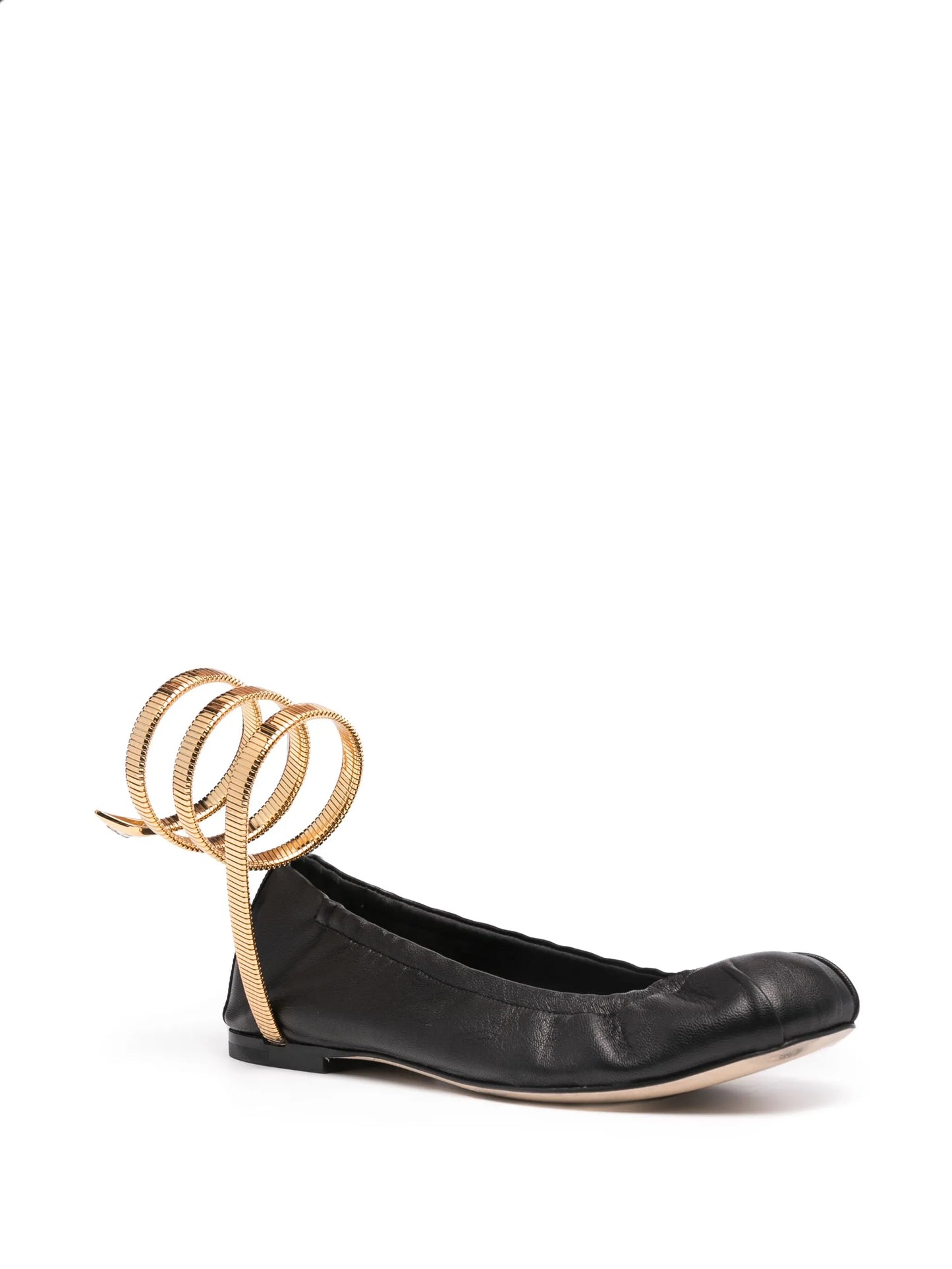 Juniper leather ballerina shoes