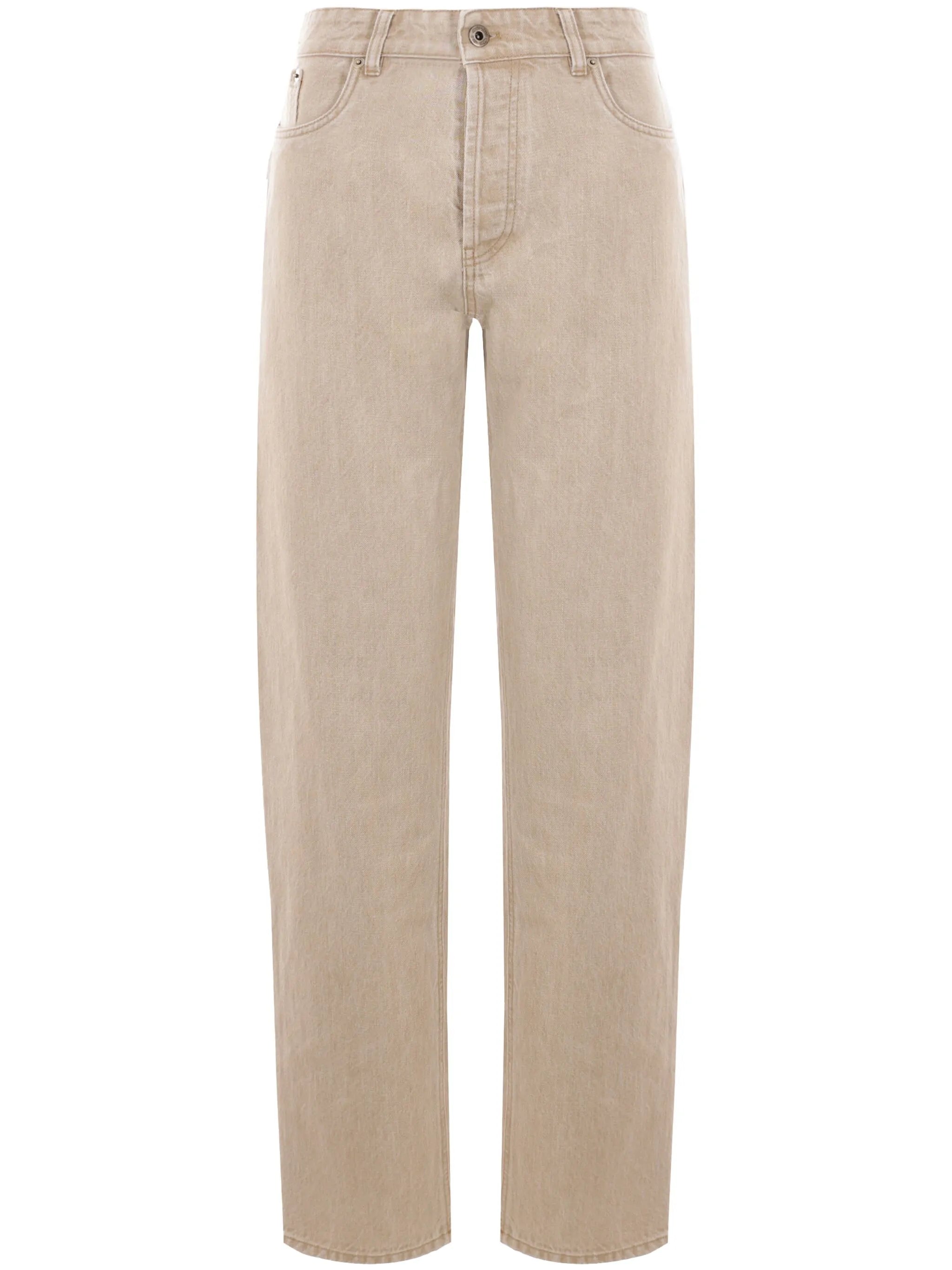 straight-leg jeans