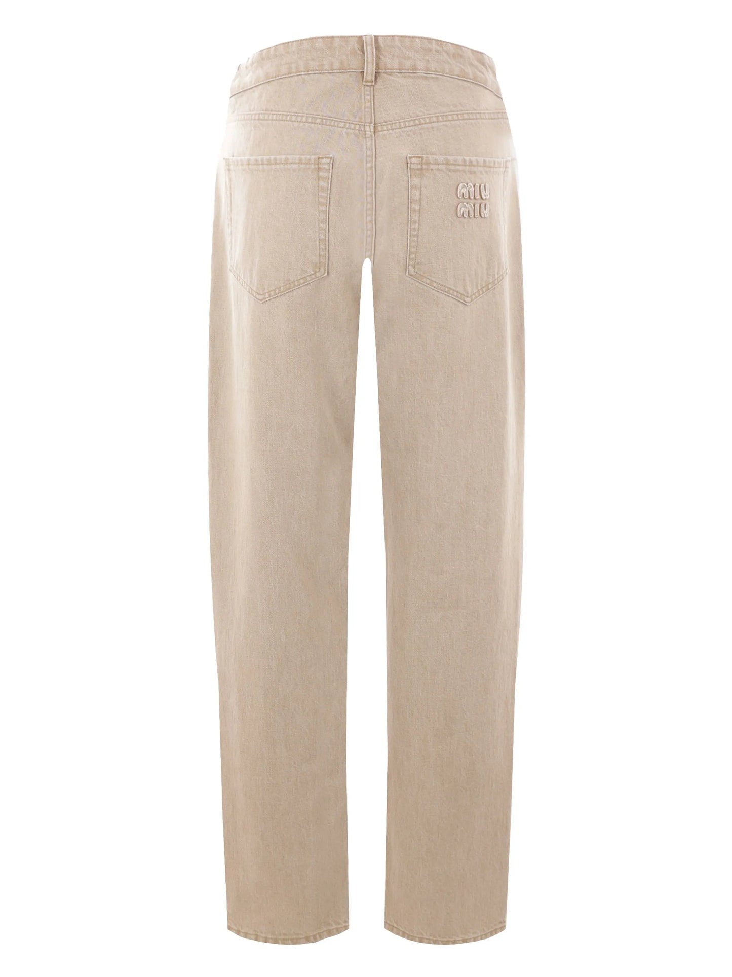 straight-leg jeans