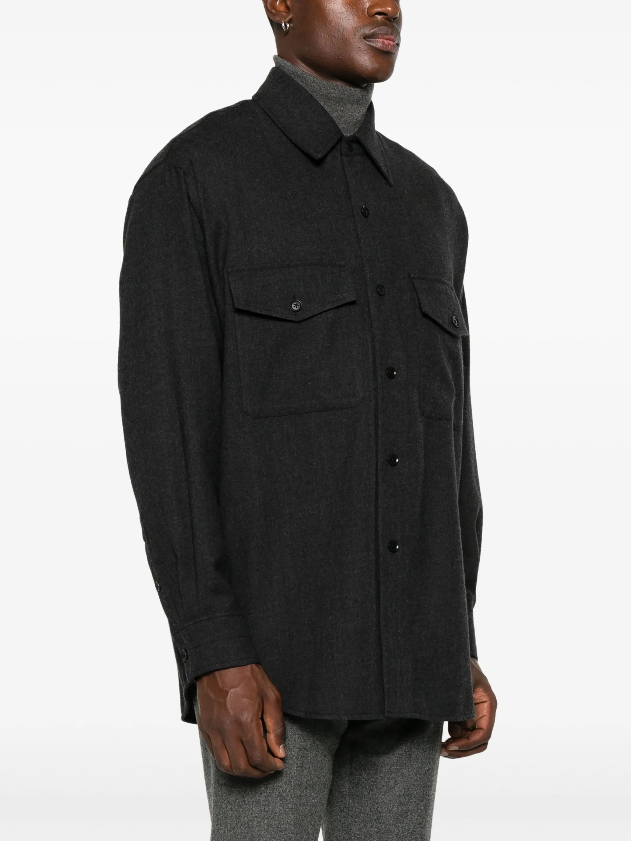 virgin-wool shirt