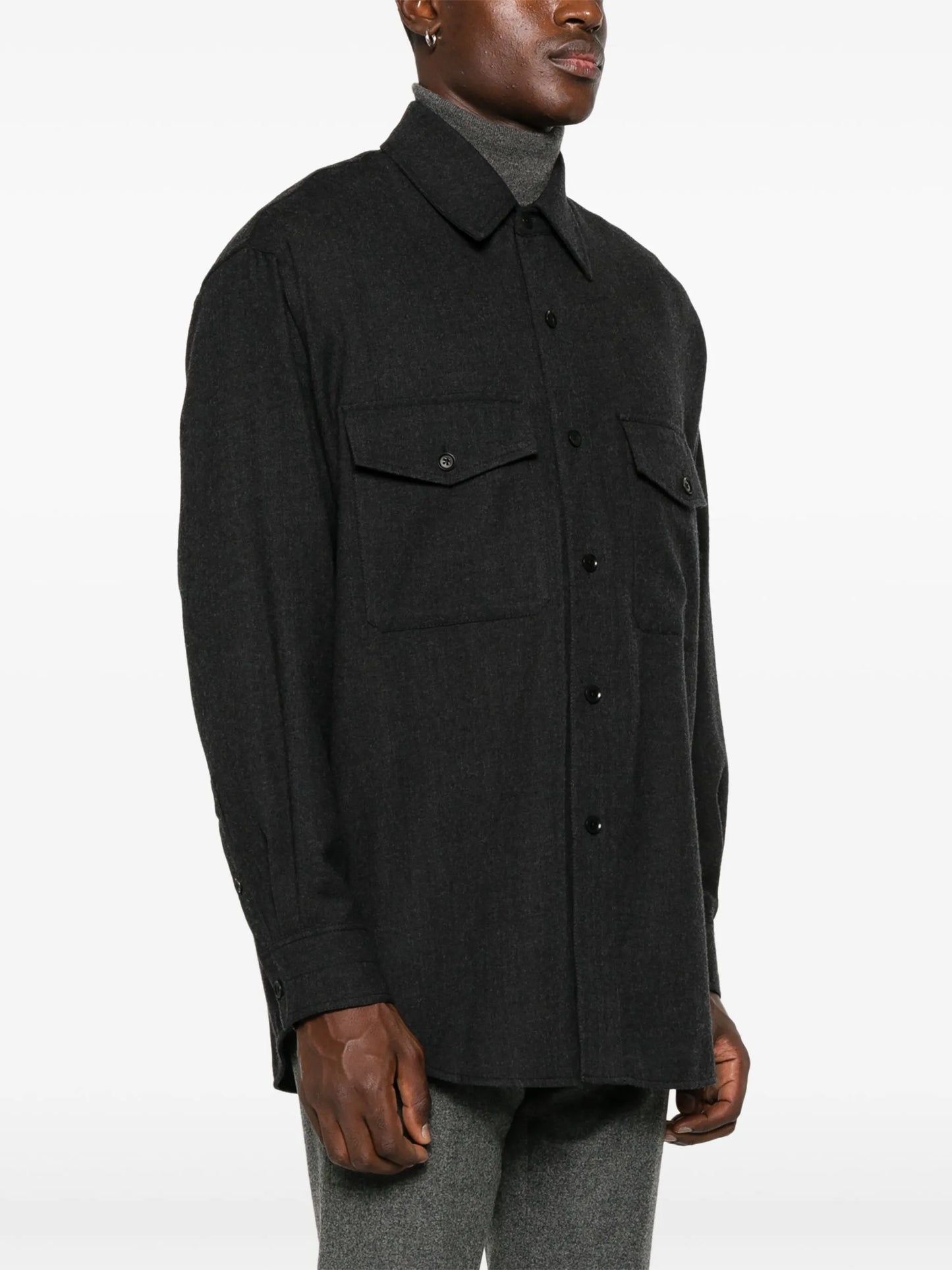 virgin-wool shirt