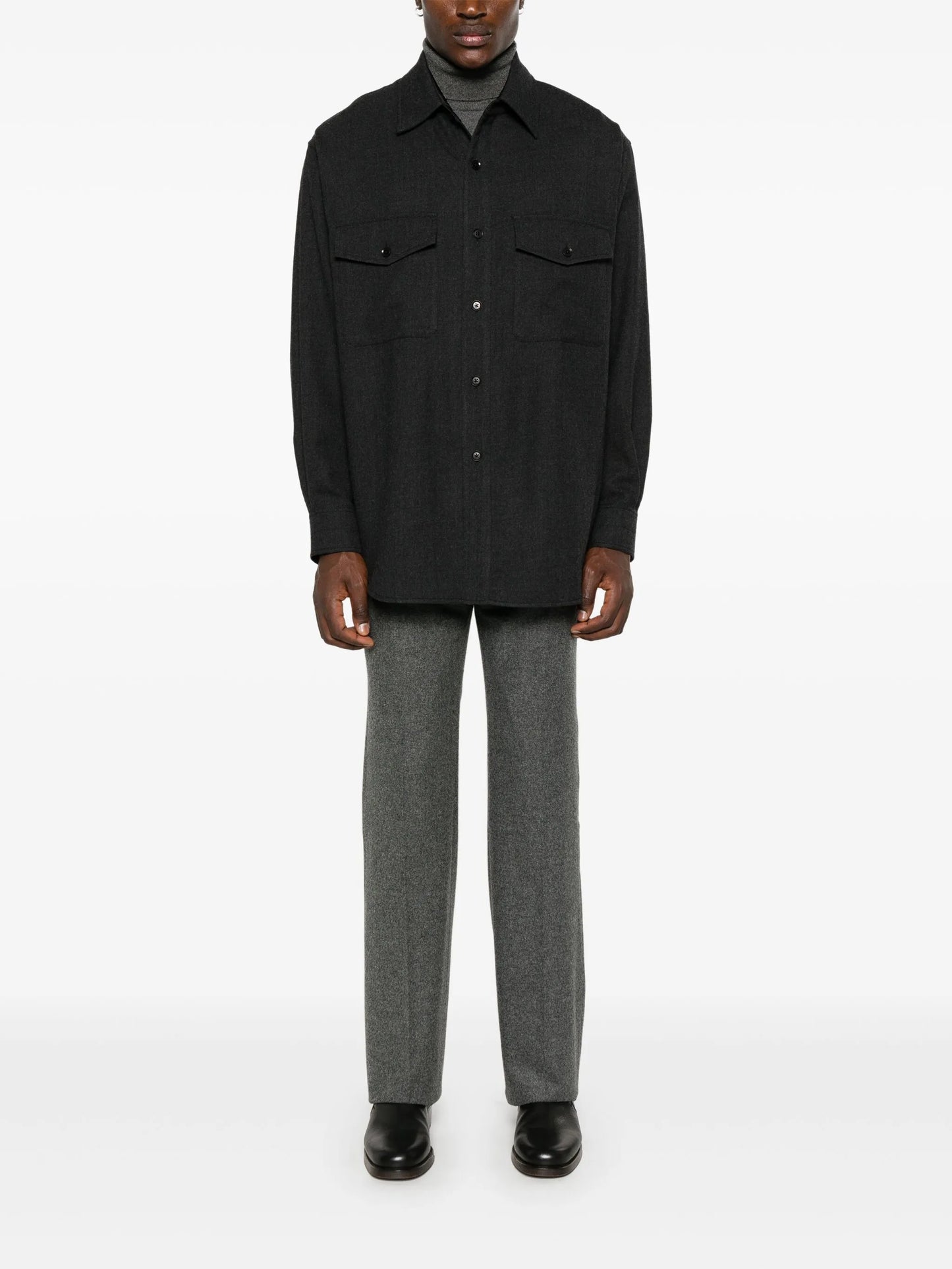 virgin-wool shirt