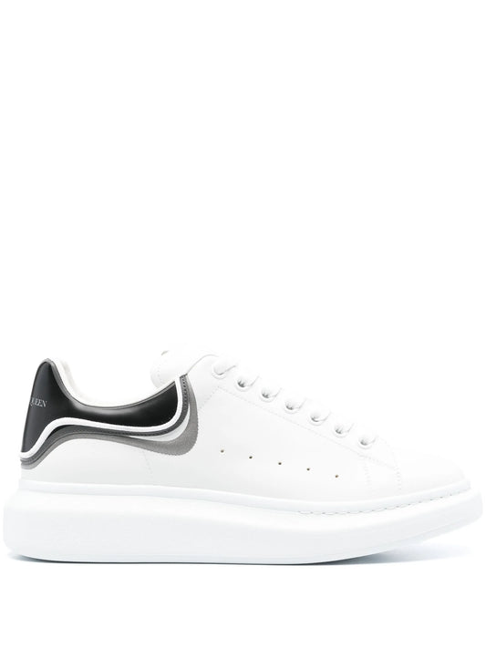 Oversized leather sneakers