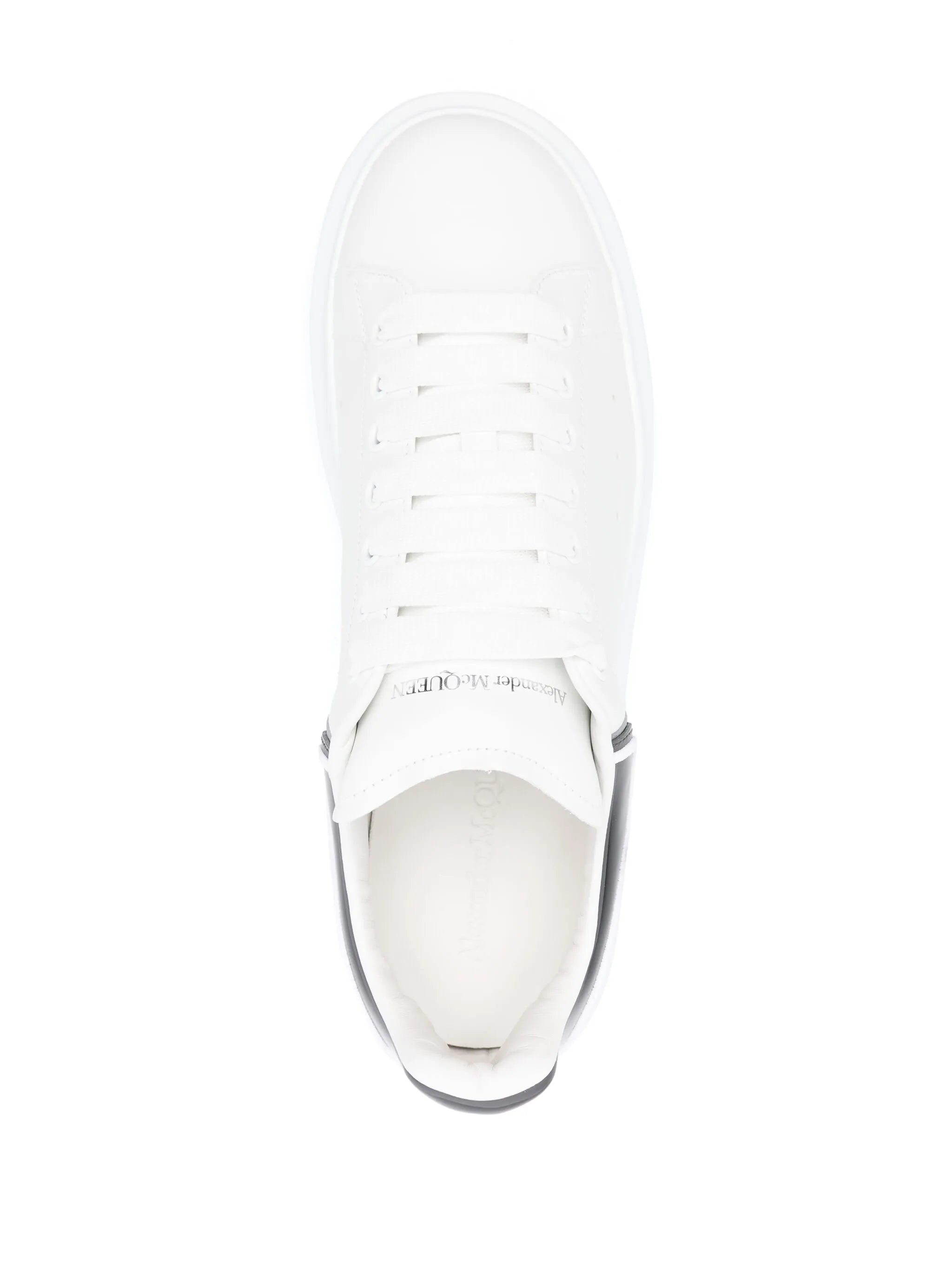 Oversized leather sneakers