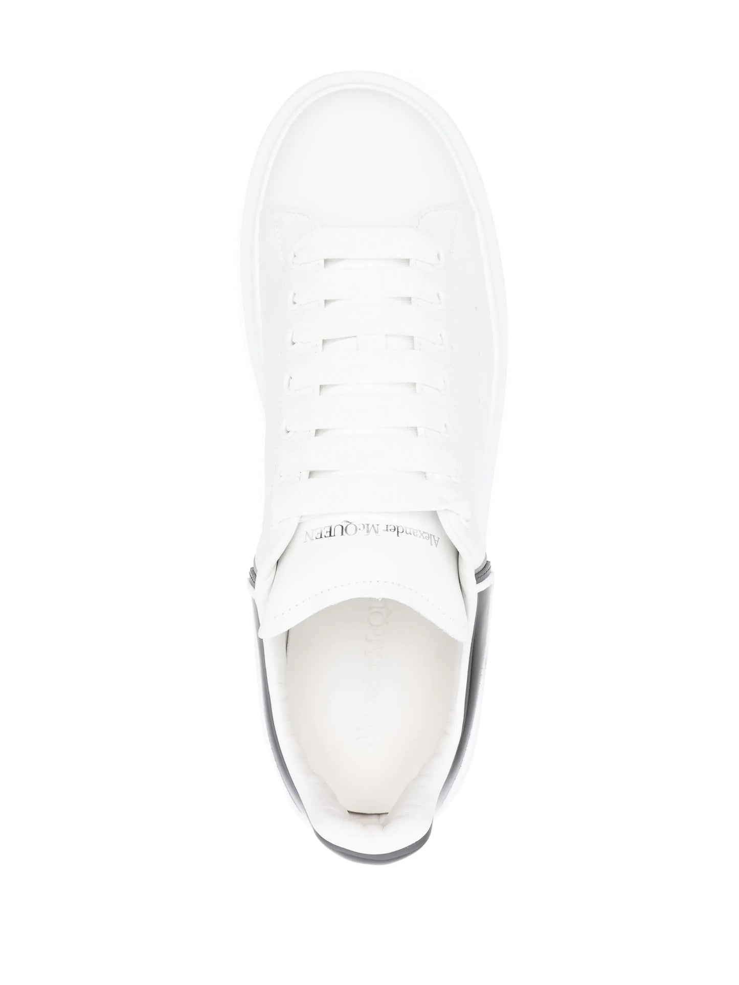 Oversized leather sneakers