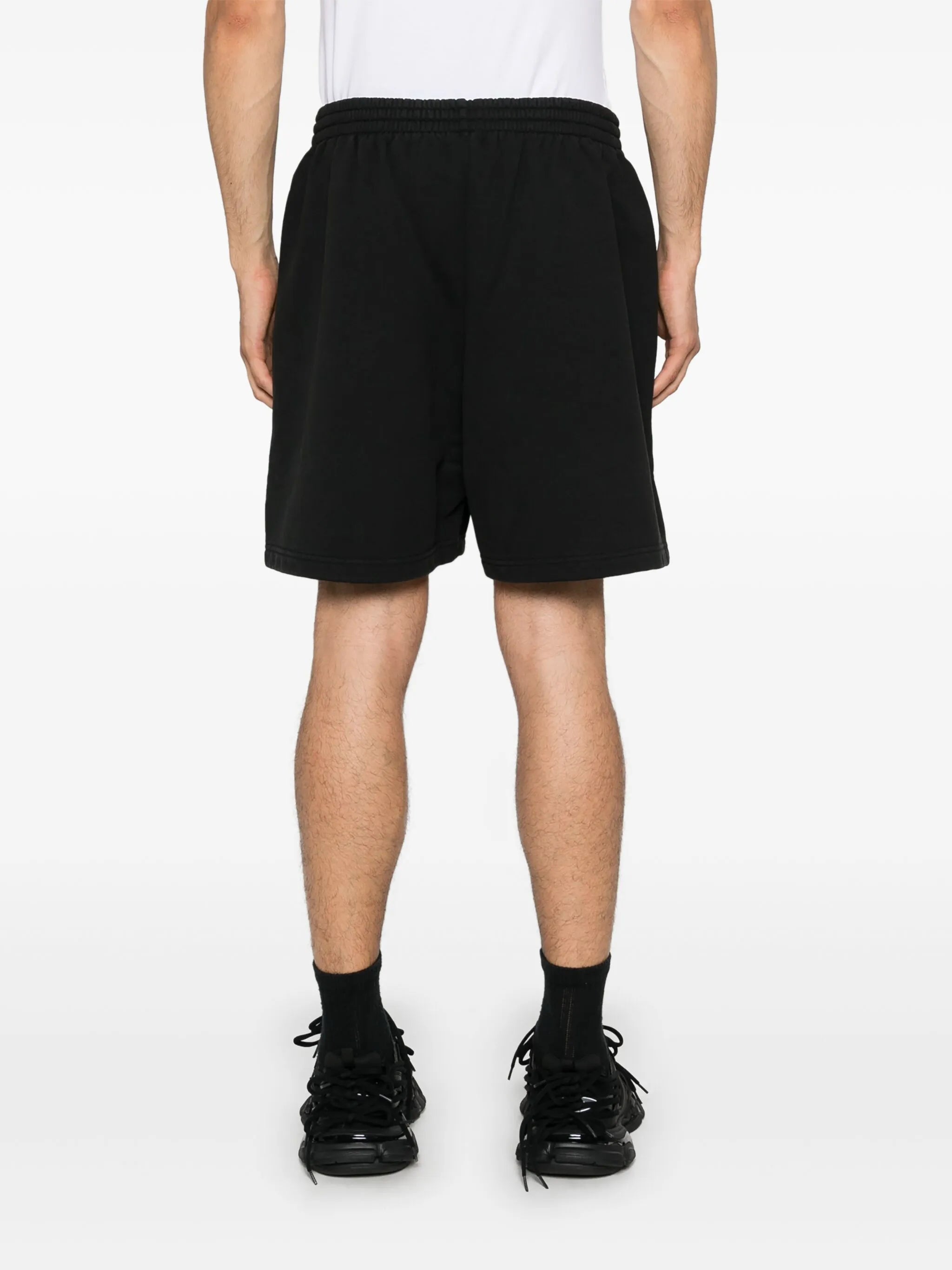 logo-print shorts