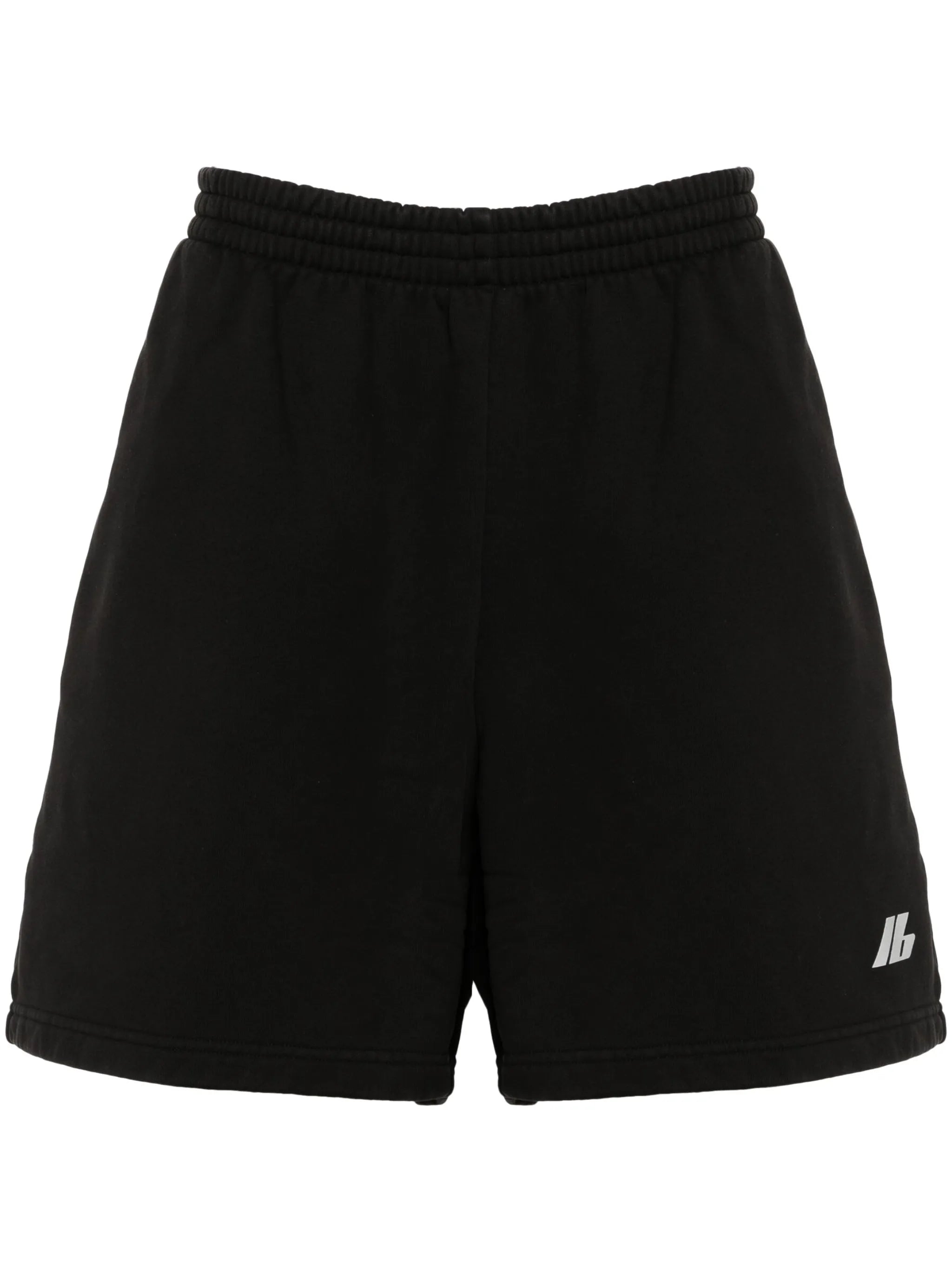 logo-print shorts