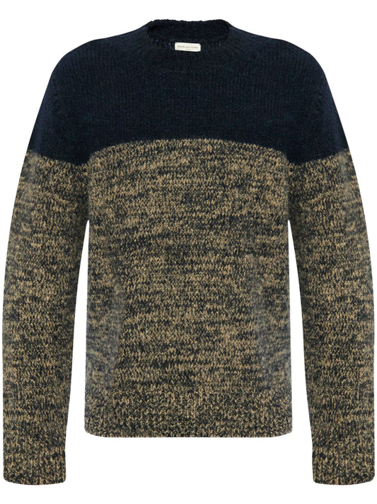 colour-block jumper