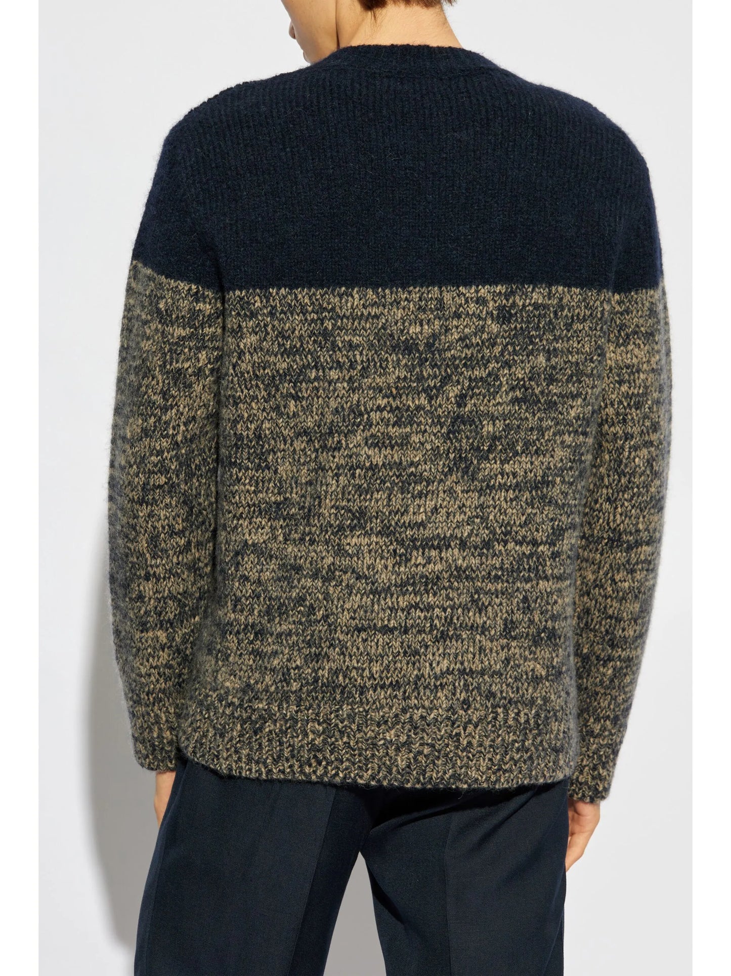 colour-block jumper