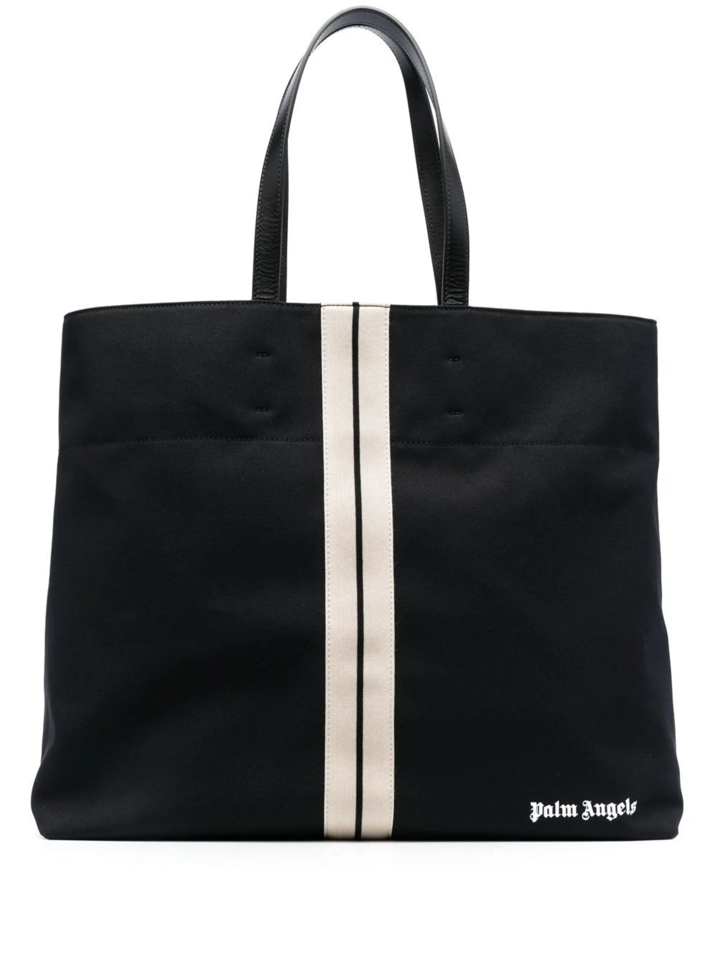 logo-print tote bag