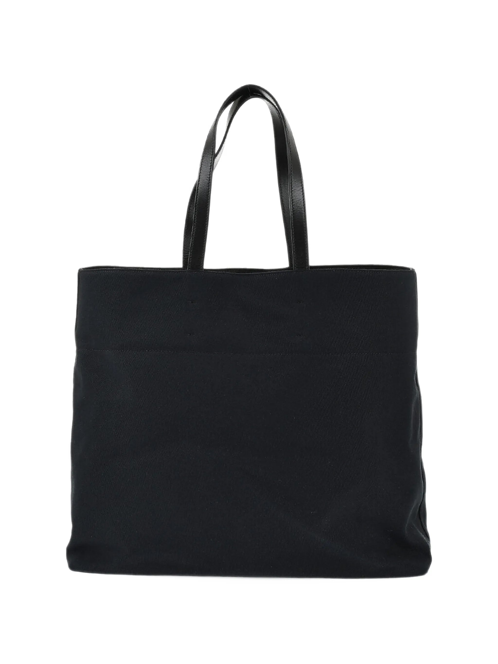 logo-print tote bag