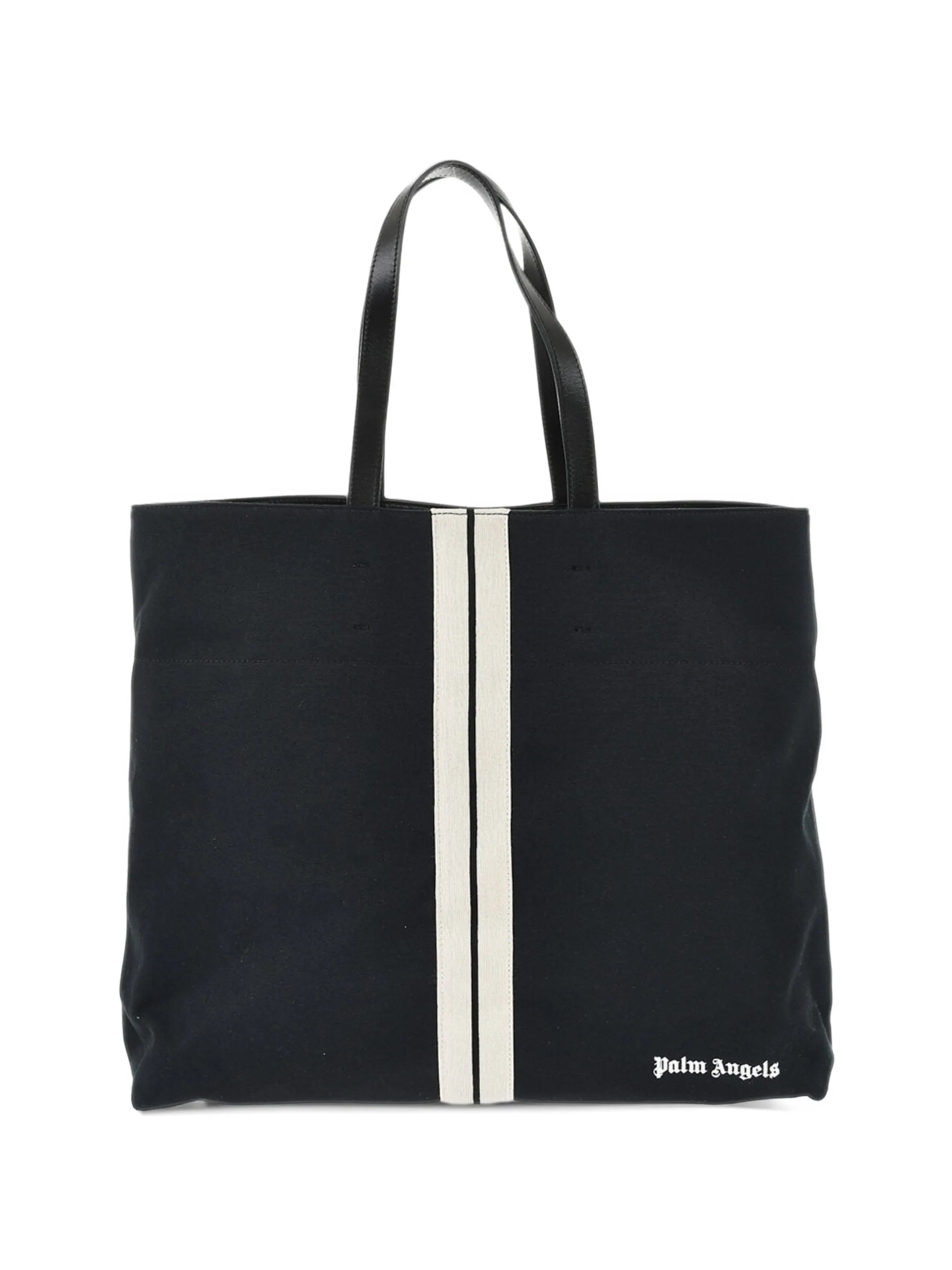logo-print tote bag