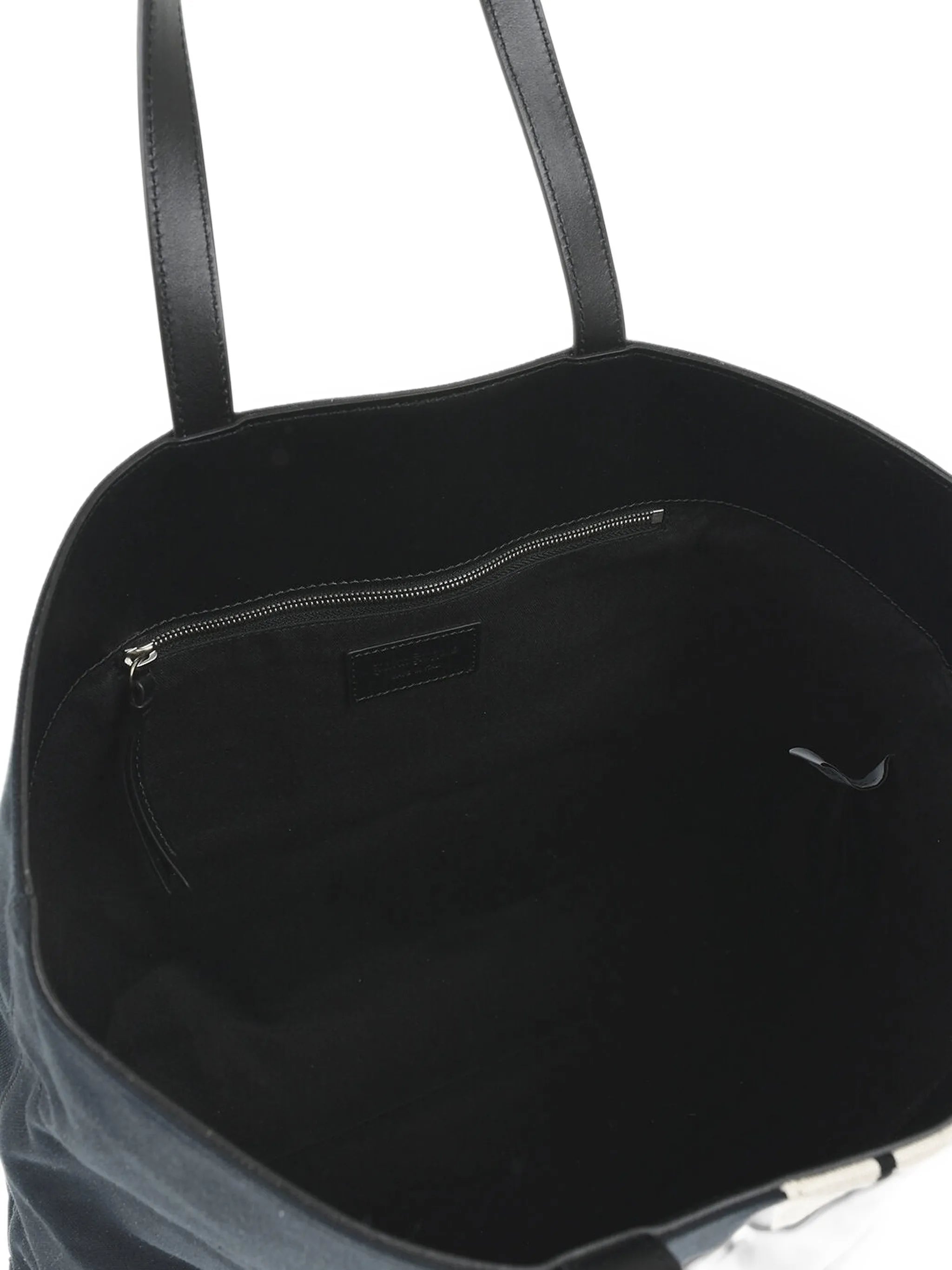 logo-print tote bag