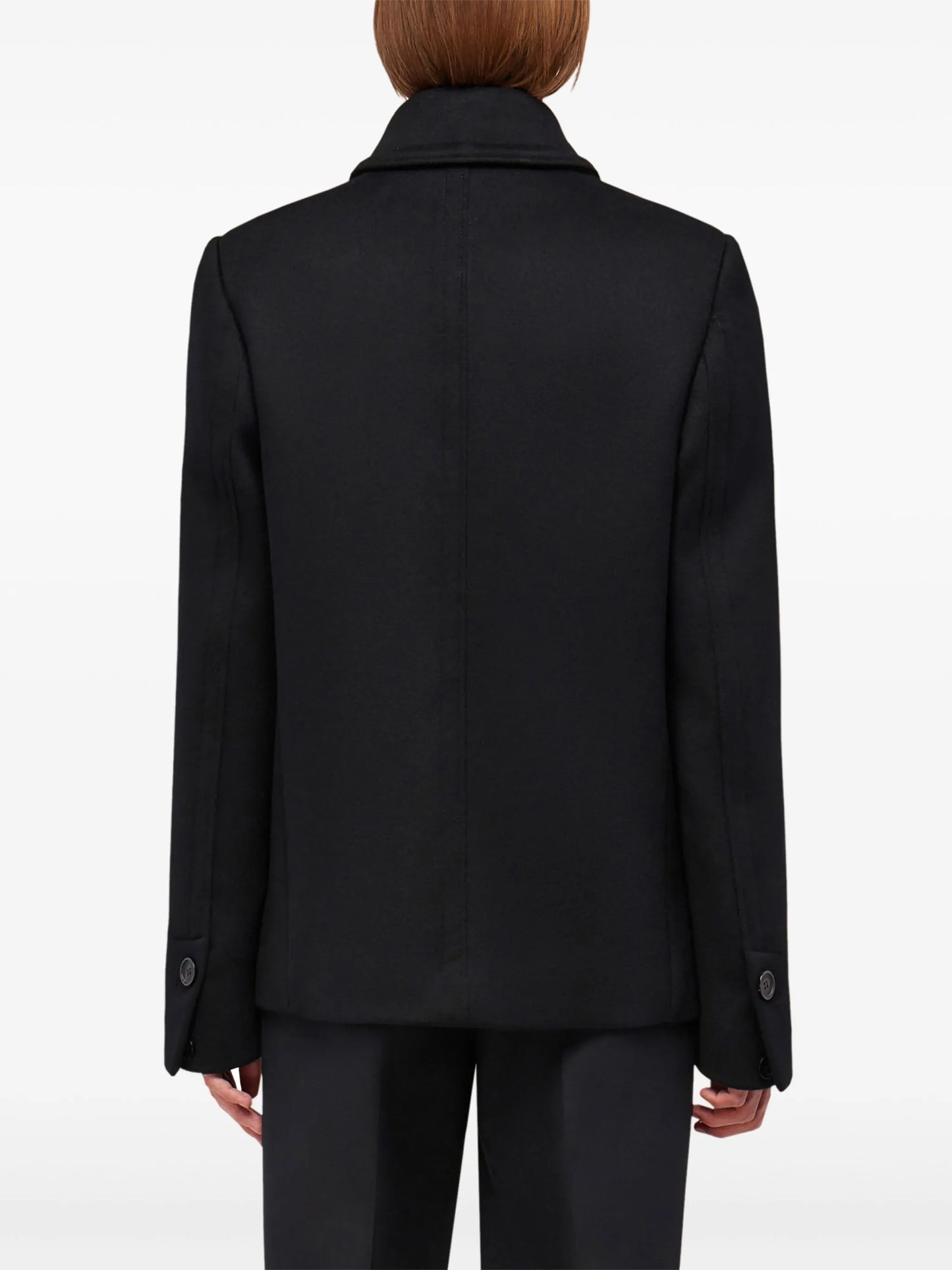 virgin wool-blend peacoat
