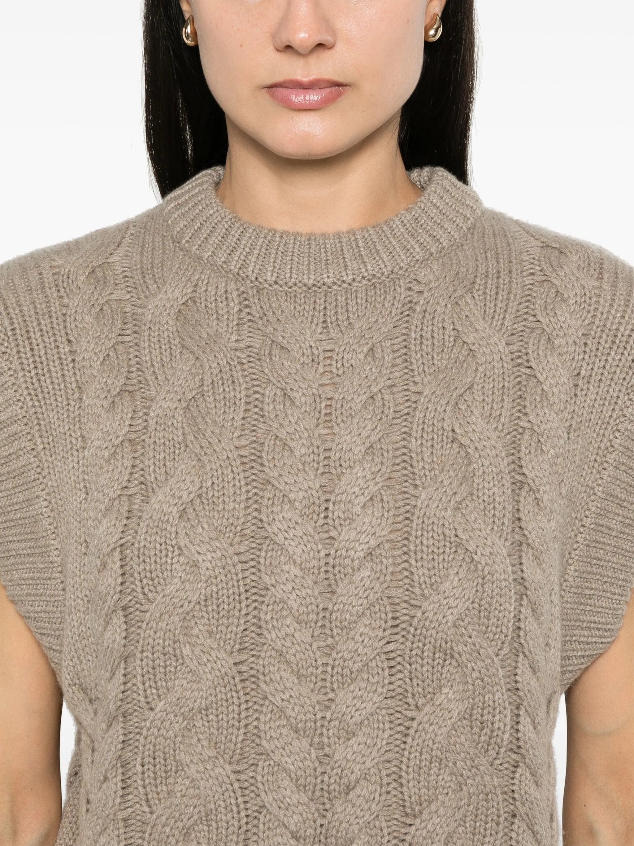 Hayley knitted vest