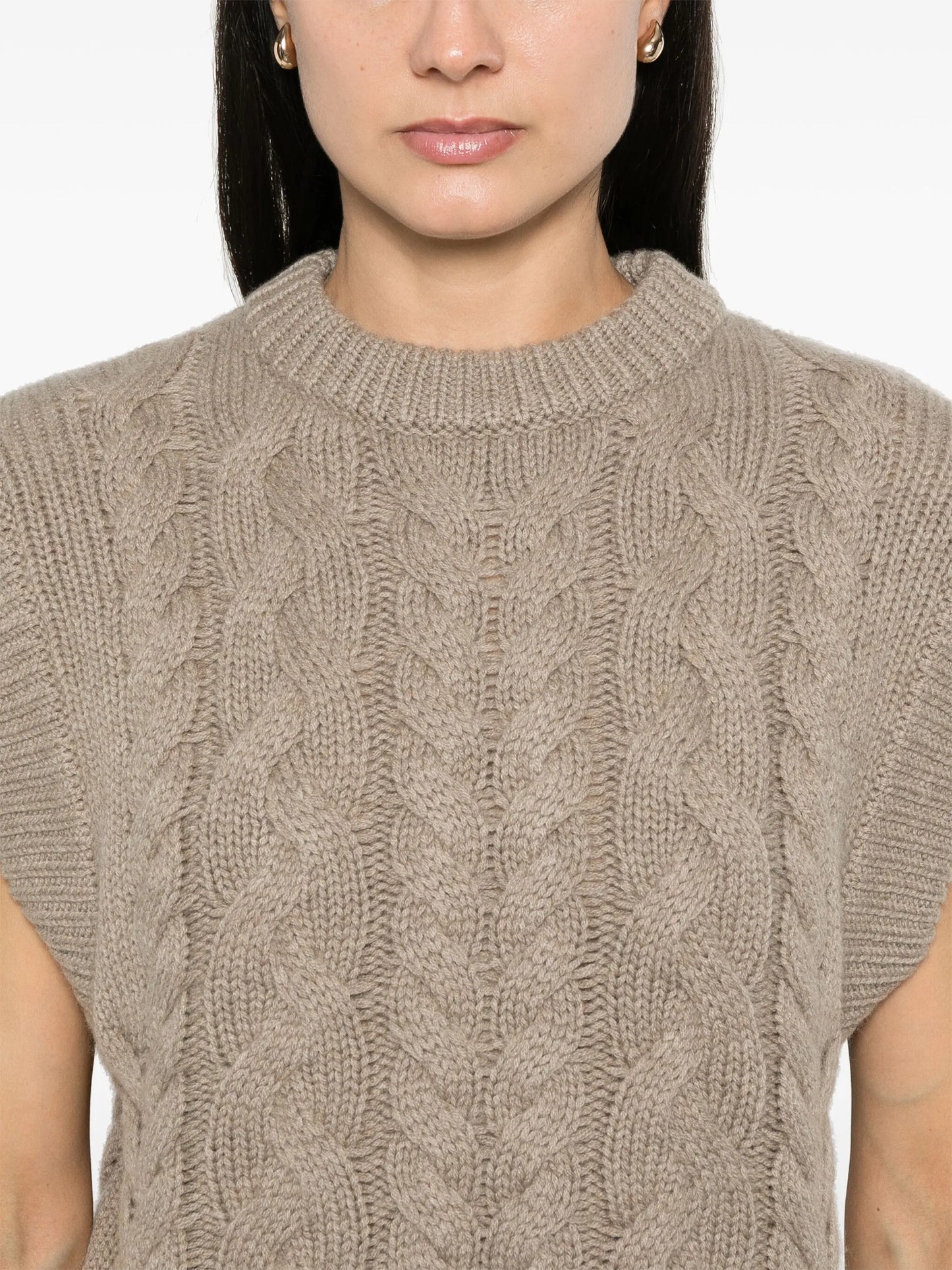 Hayley knitted vest