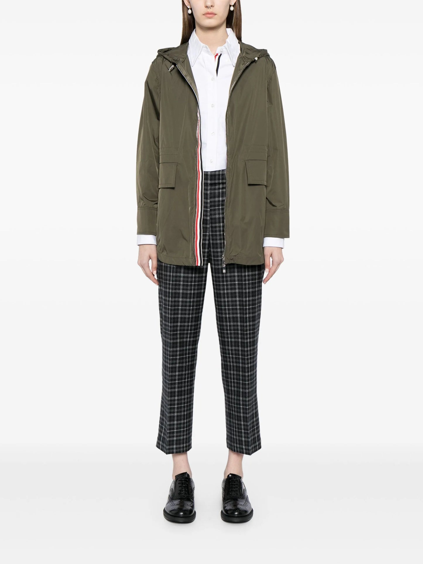 hooded parka jacket