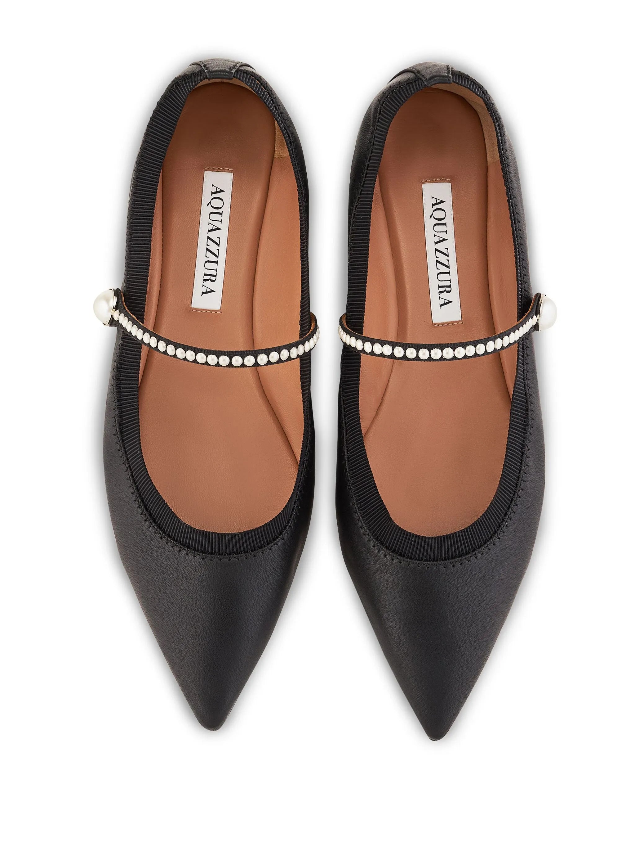 Romy pearl ballerina shoes