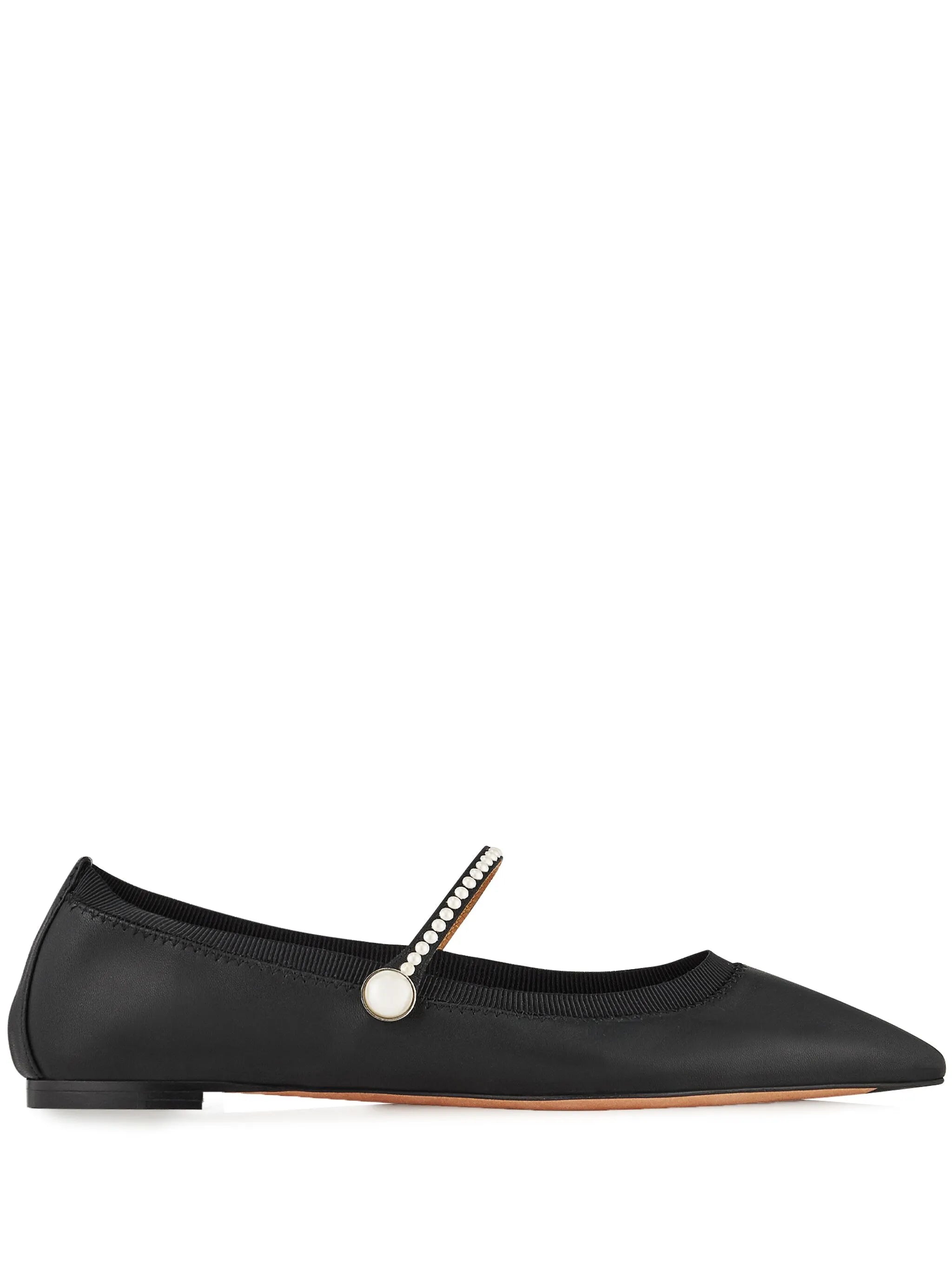 Romy pearl ballerina shoes