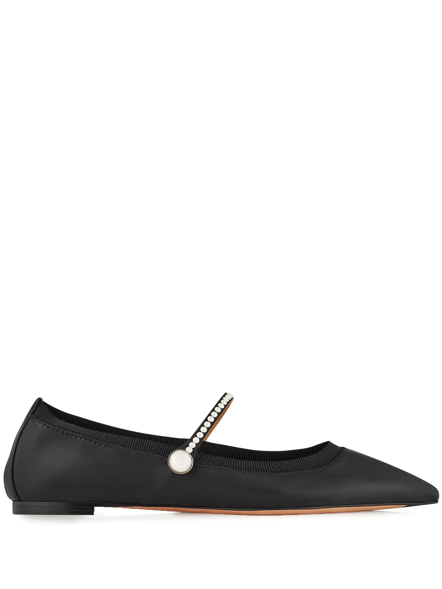 Romy pearl ballerina shoes