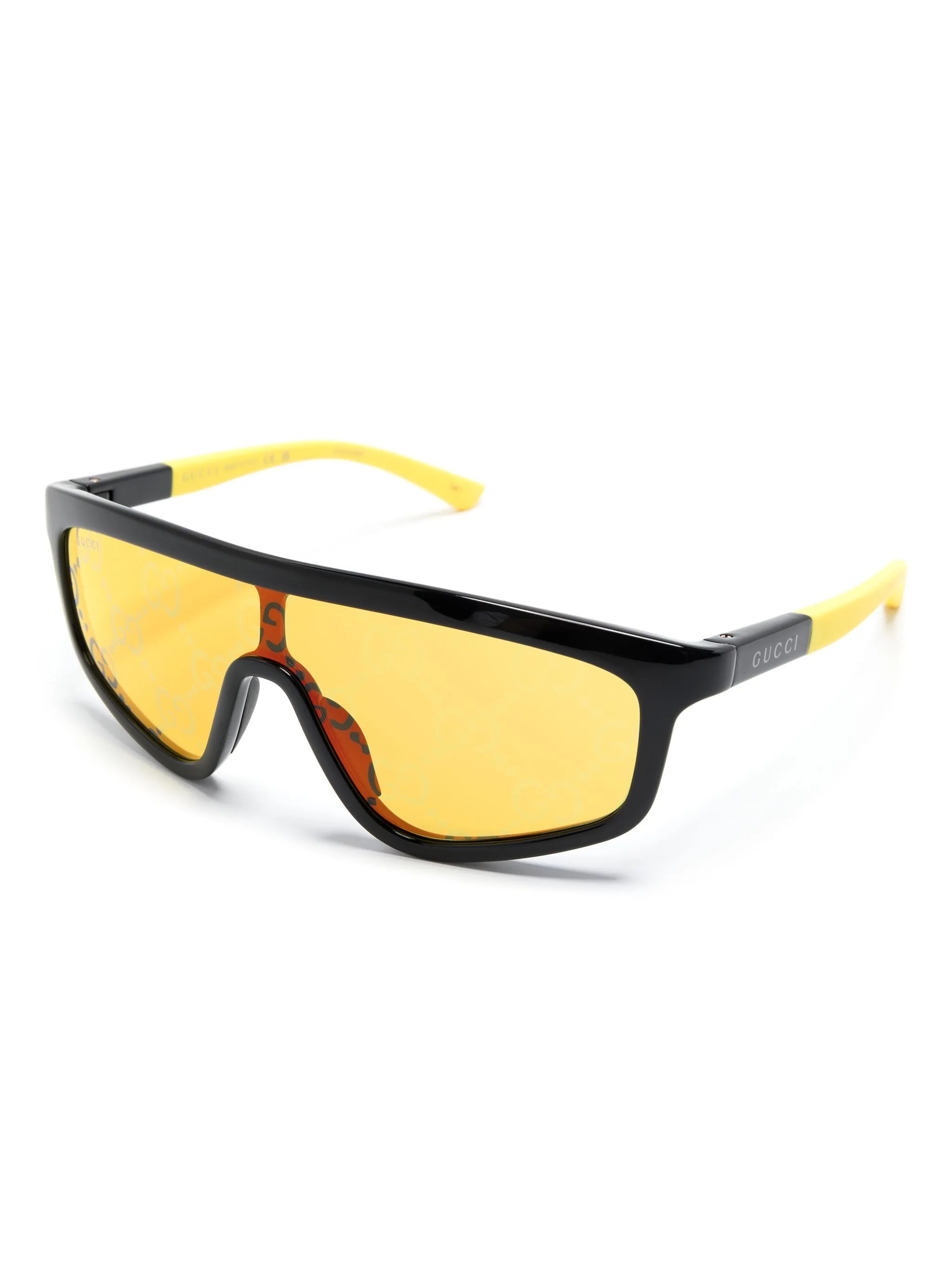 GG Supreme shield-frame sunglasses