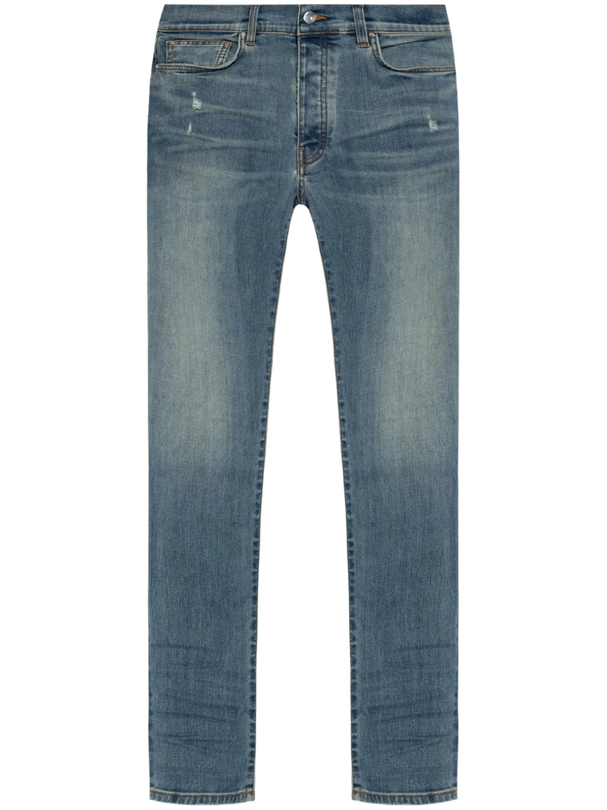 Stack low-rise skinny jeans