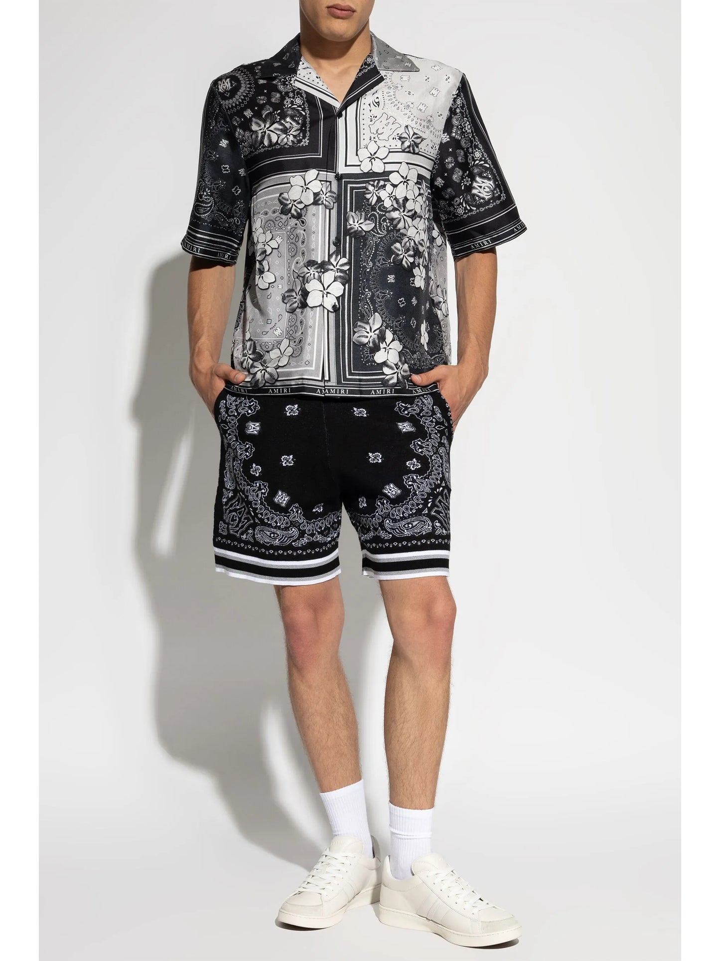 Bandana cotton shorts