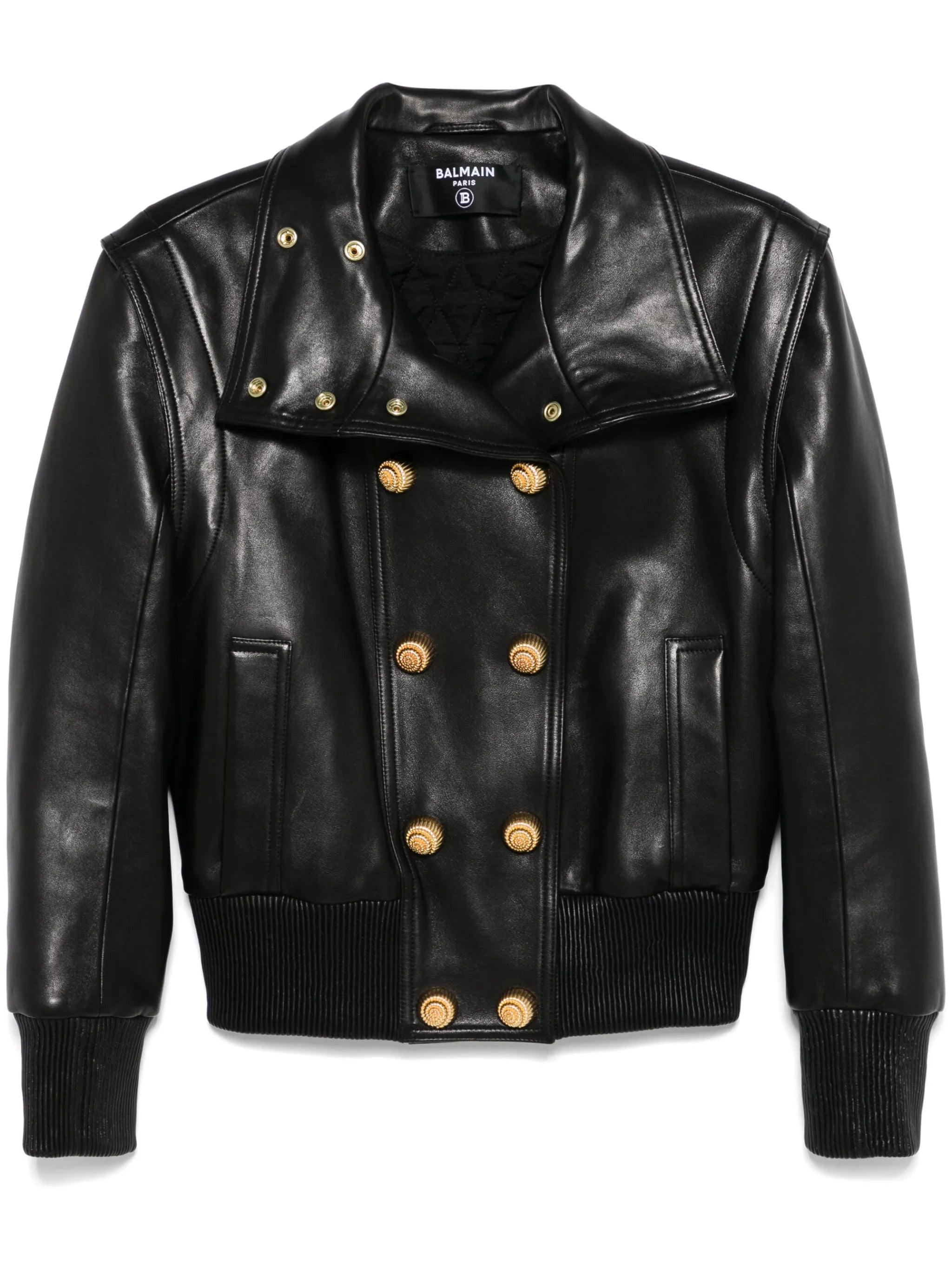 funnel-neck bomber jacket