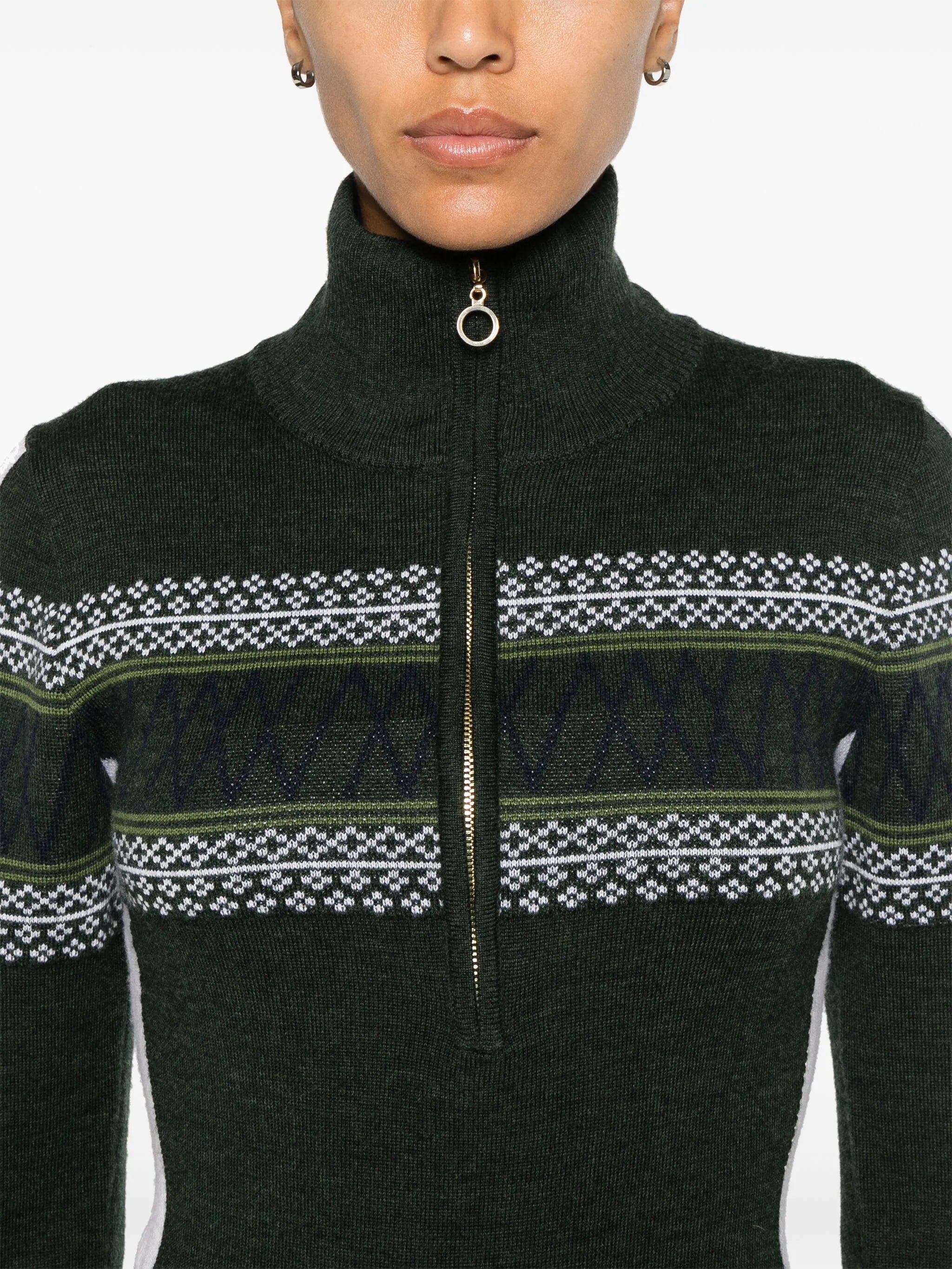 zip-up sweater