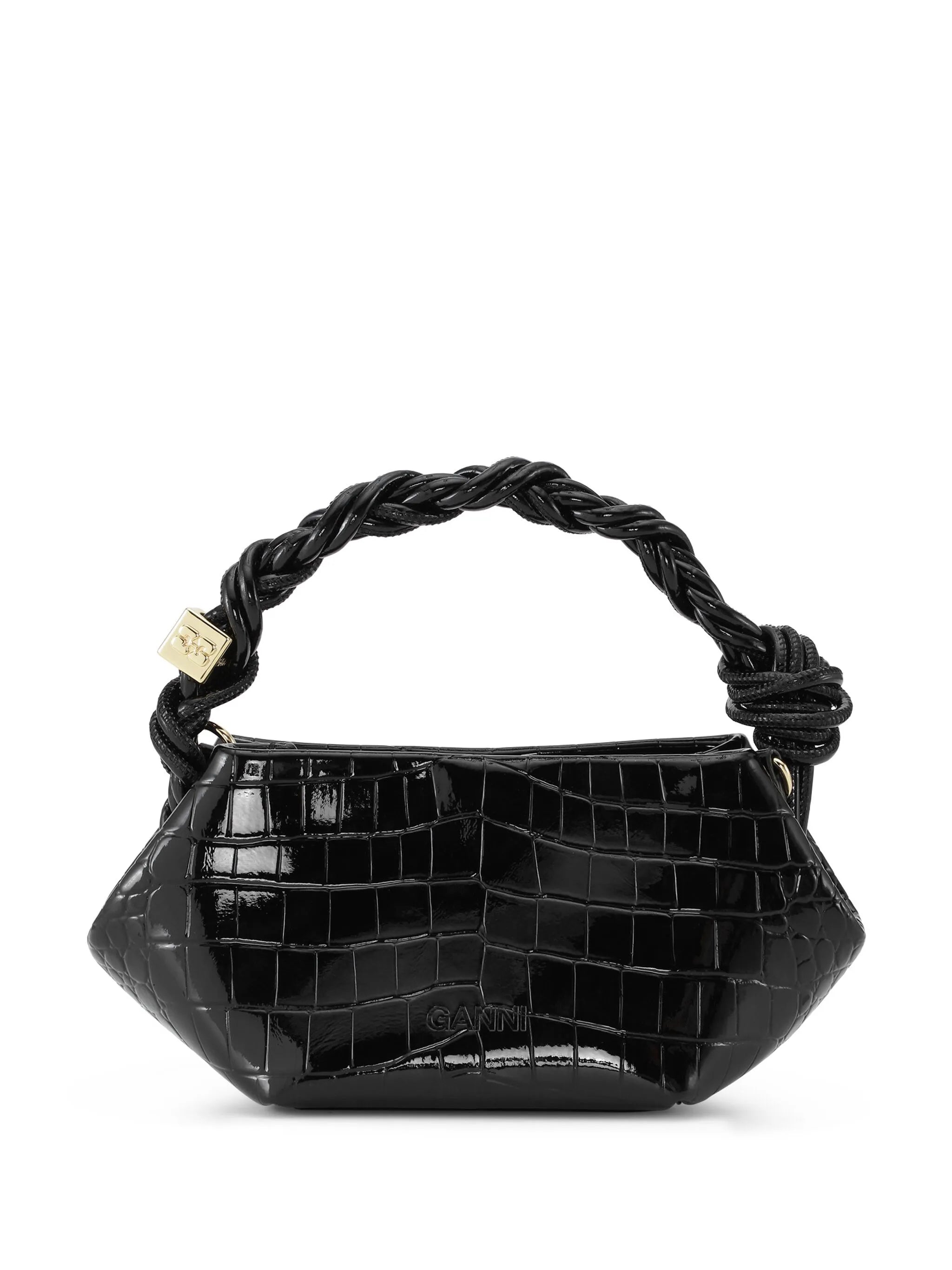 Bou crocodile-effect mini bag