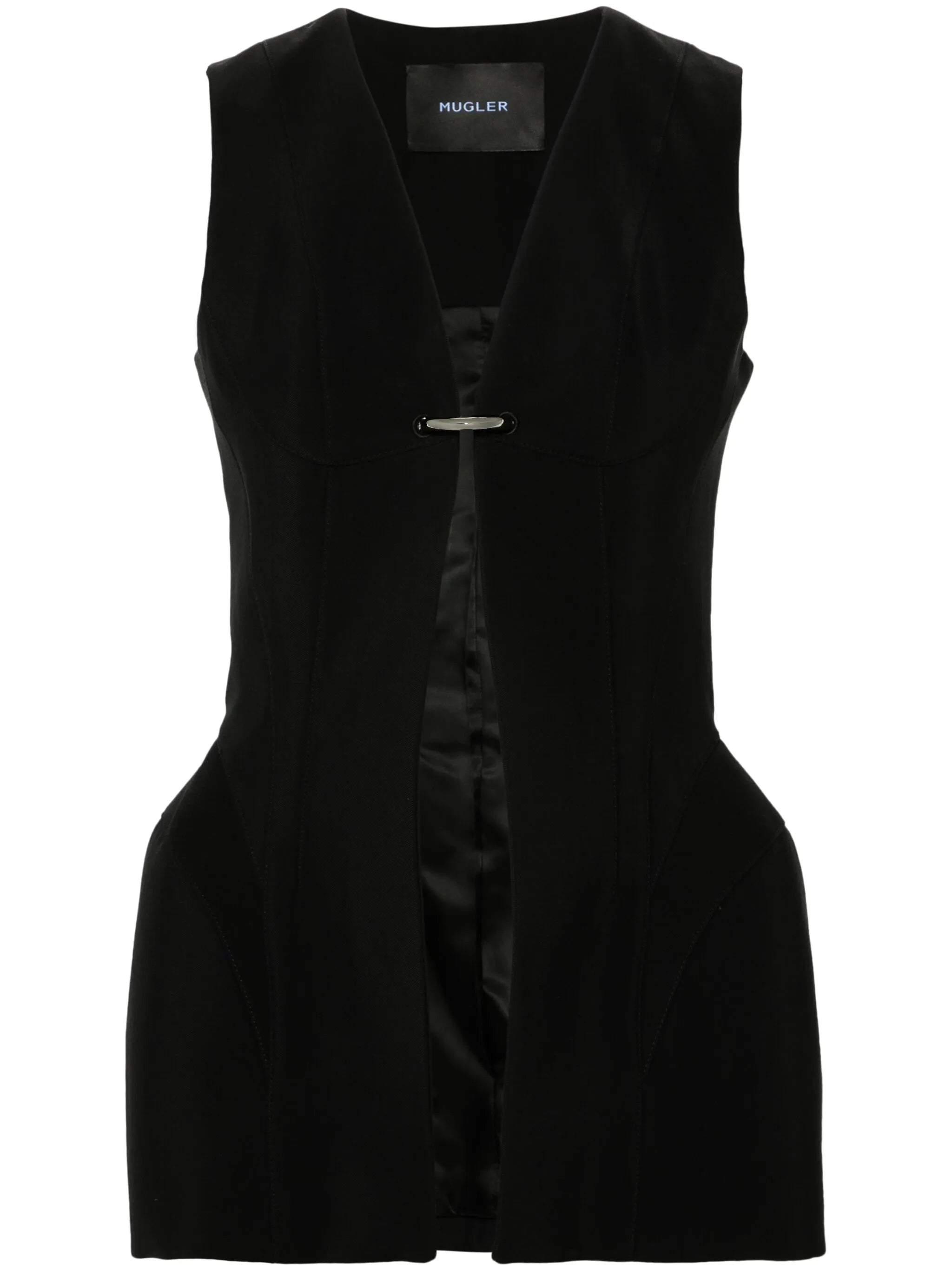 corseted pierced vest