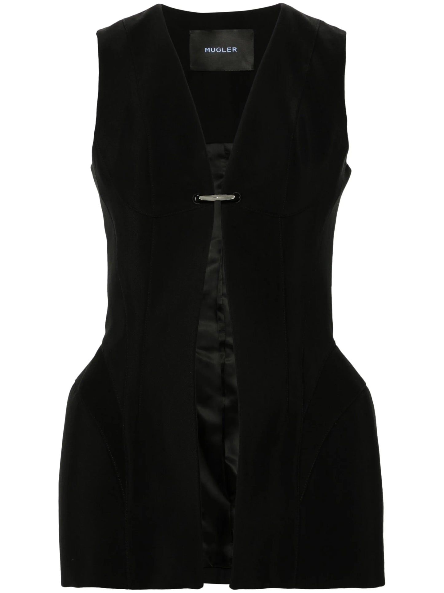 corseted pierced vest