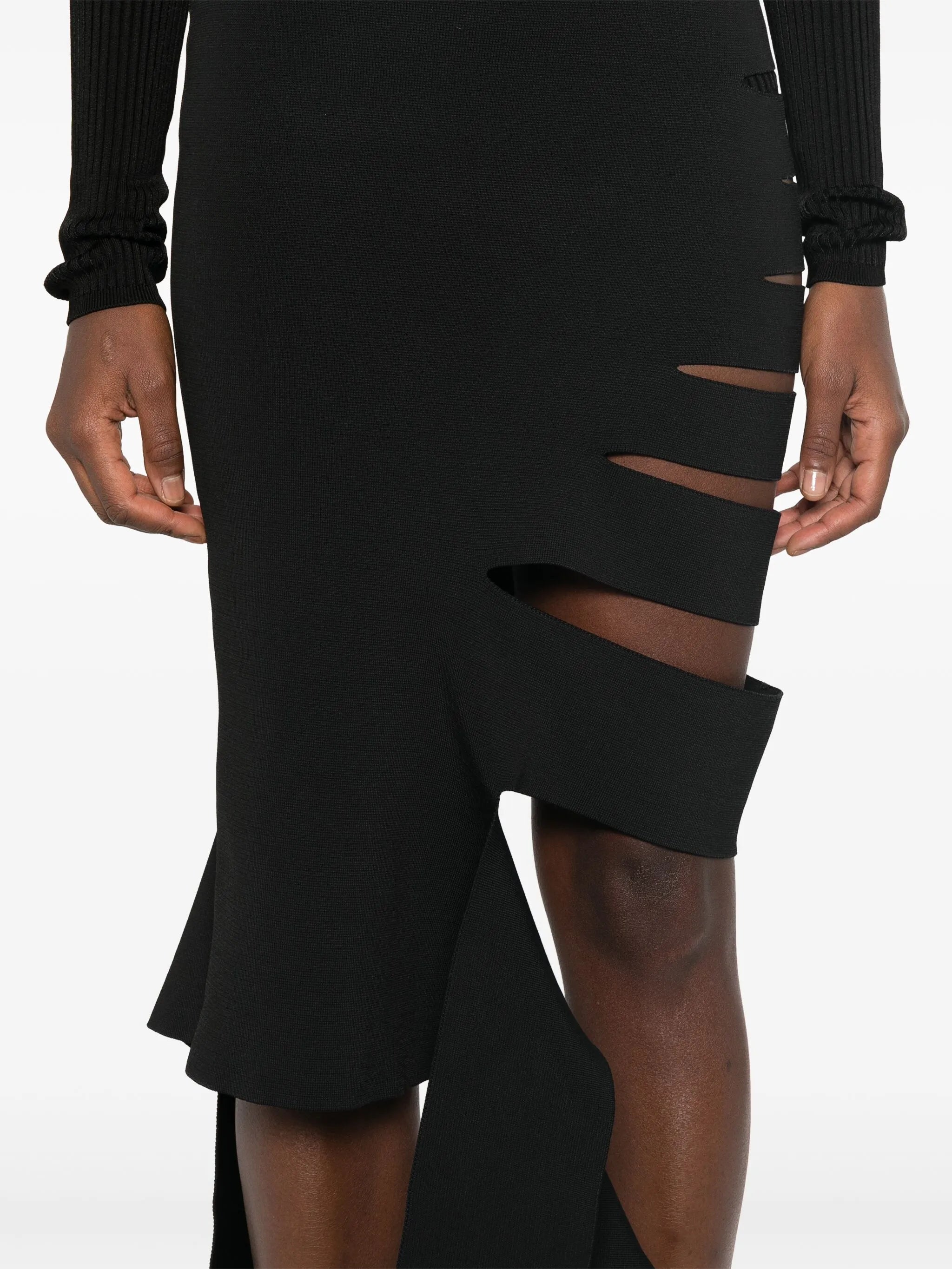 bandage knit skirt