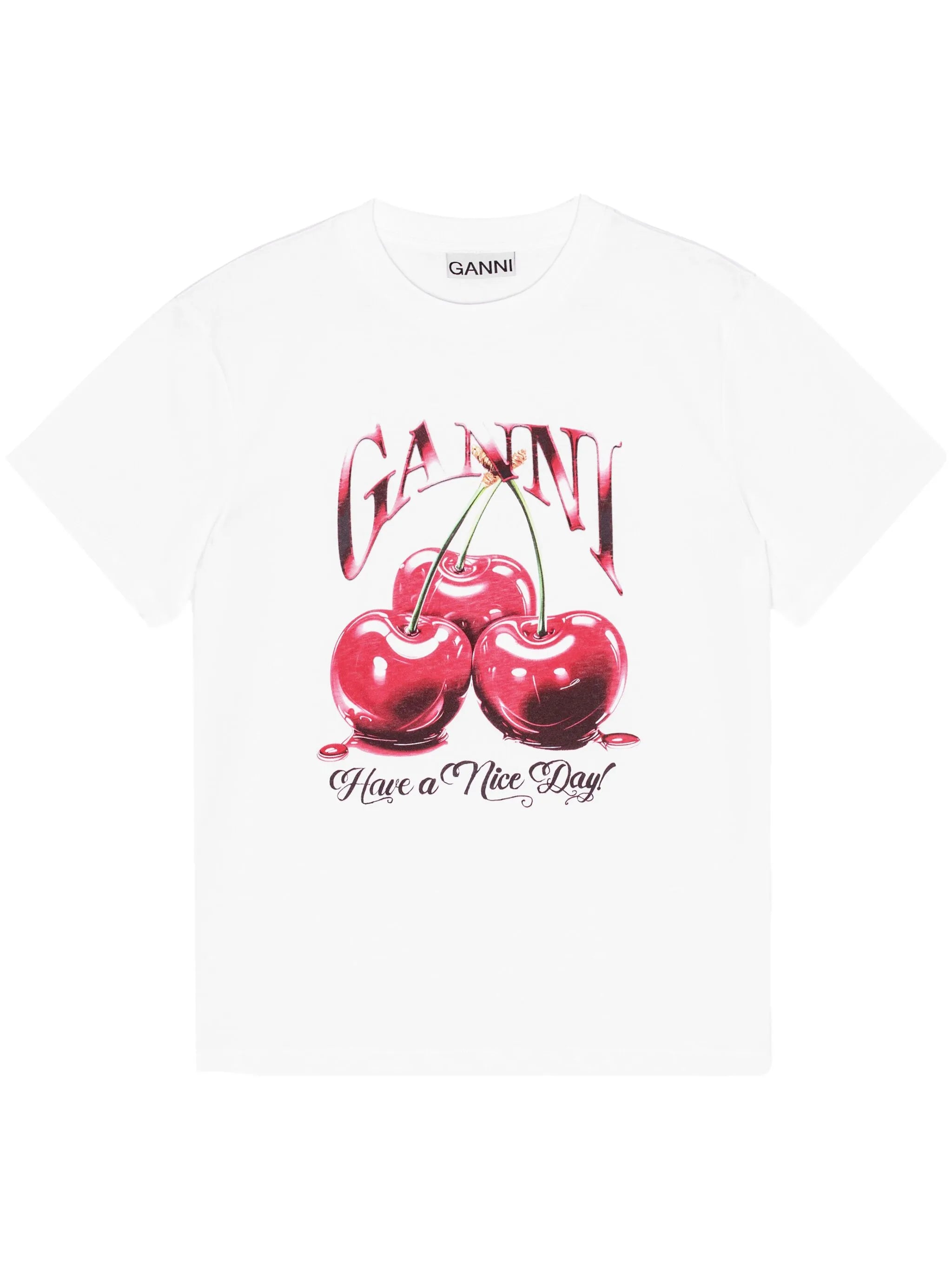 logo-print graphic T-shirt