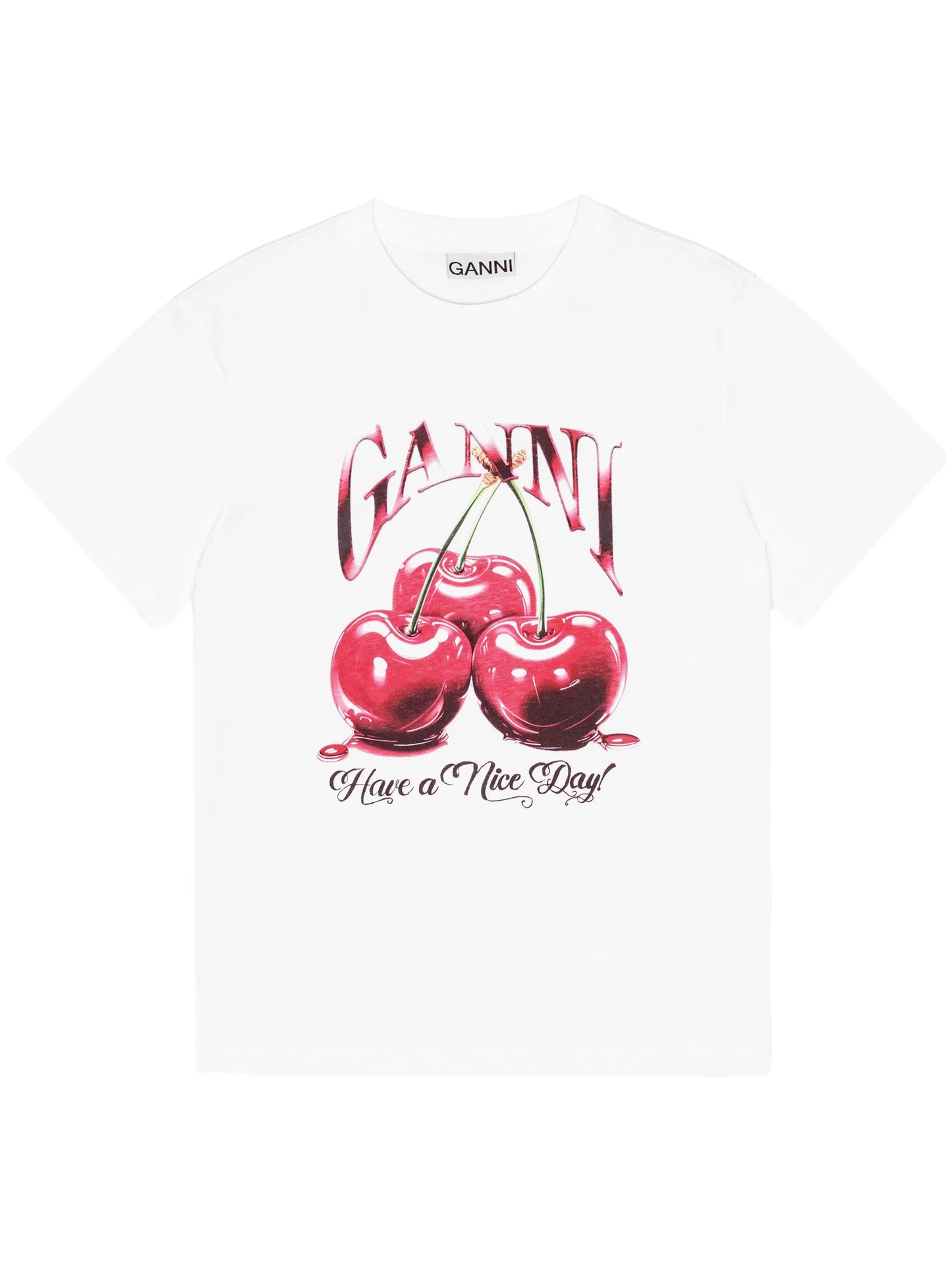 logo-print graphic T-shirt