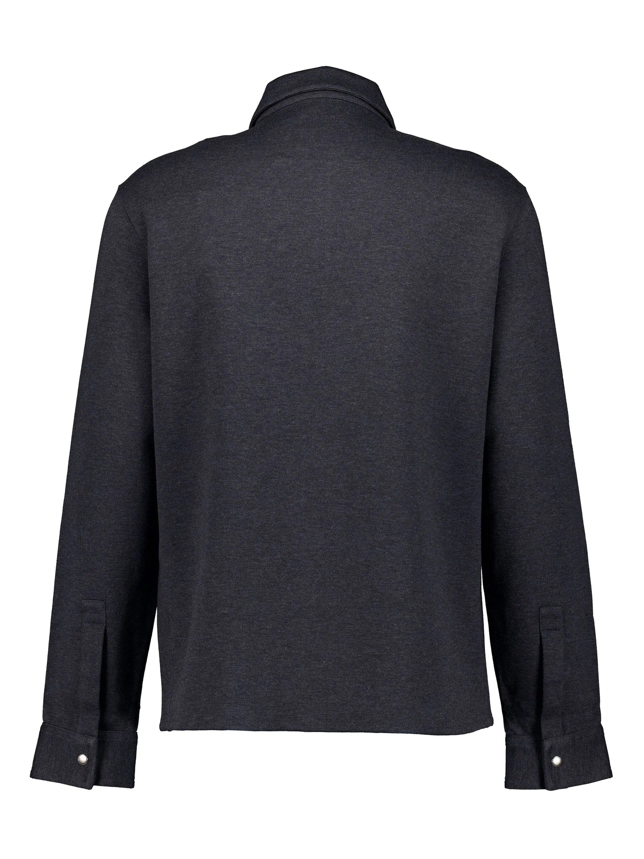 Zipped shirt in fleece with 4G detail