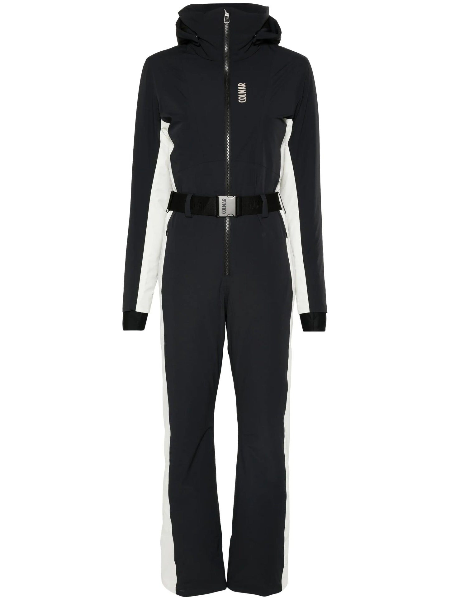 belted ski all-in-one