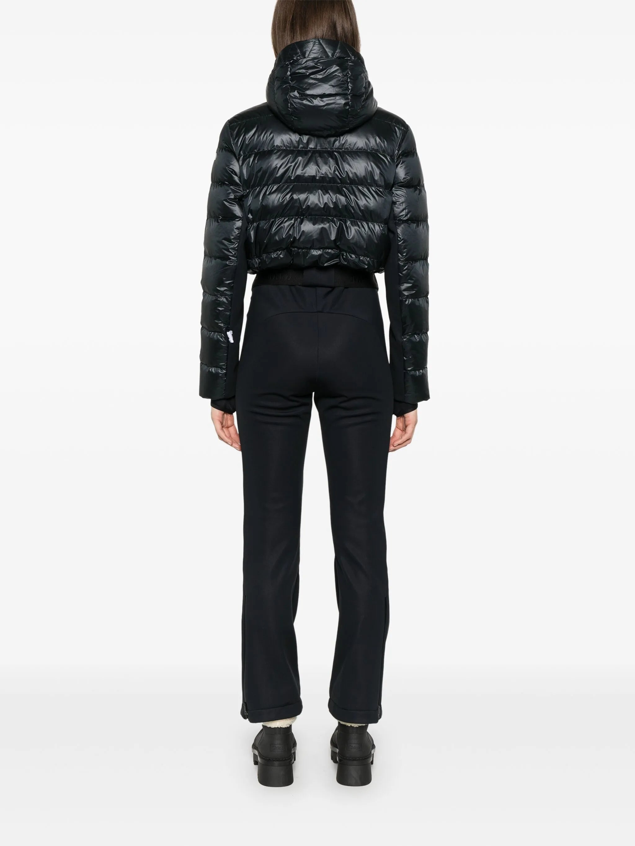 belted ski suit