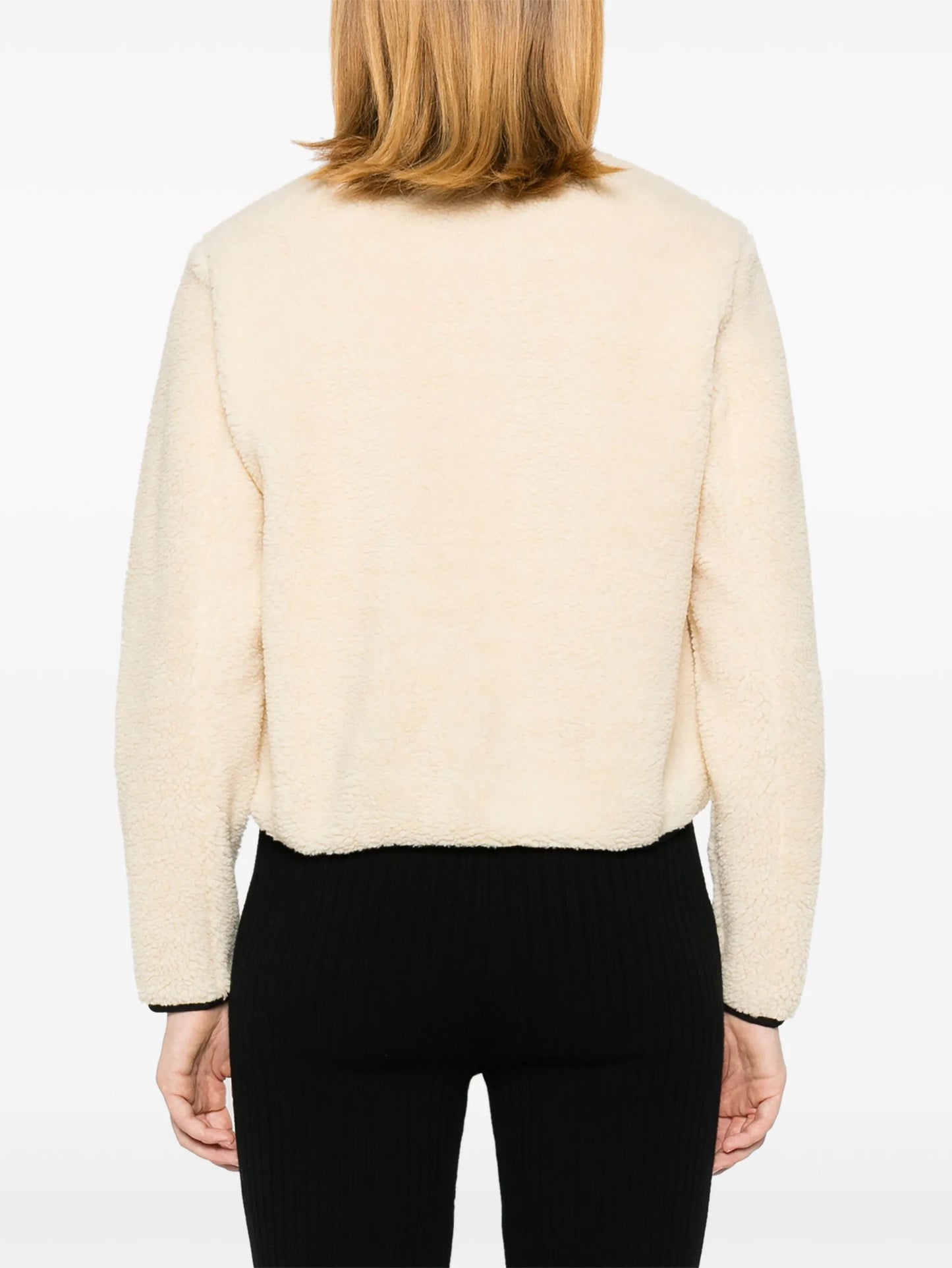 teddy-effect thermal sweatshirt