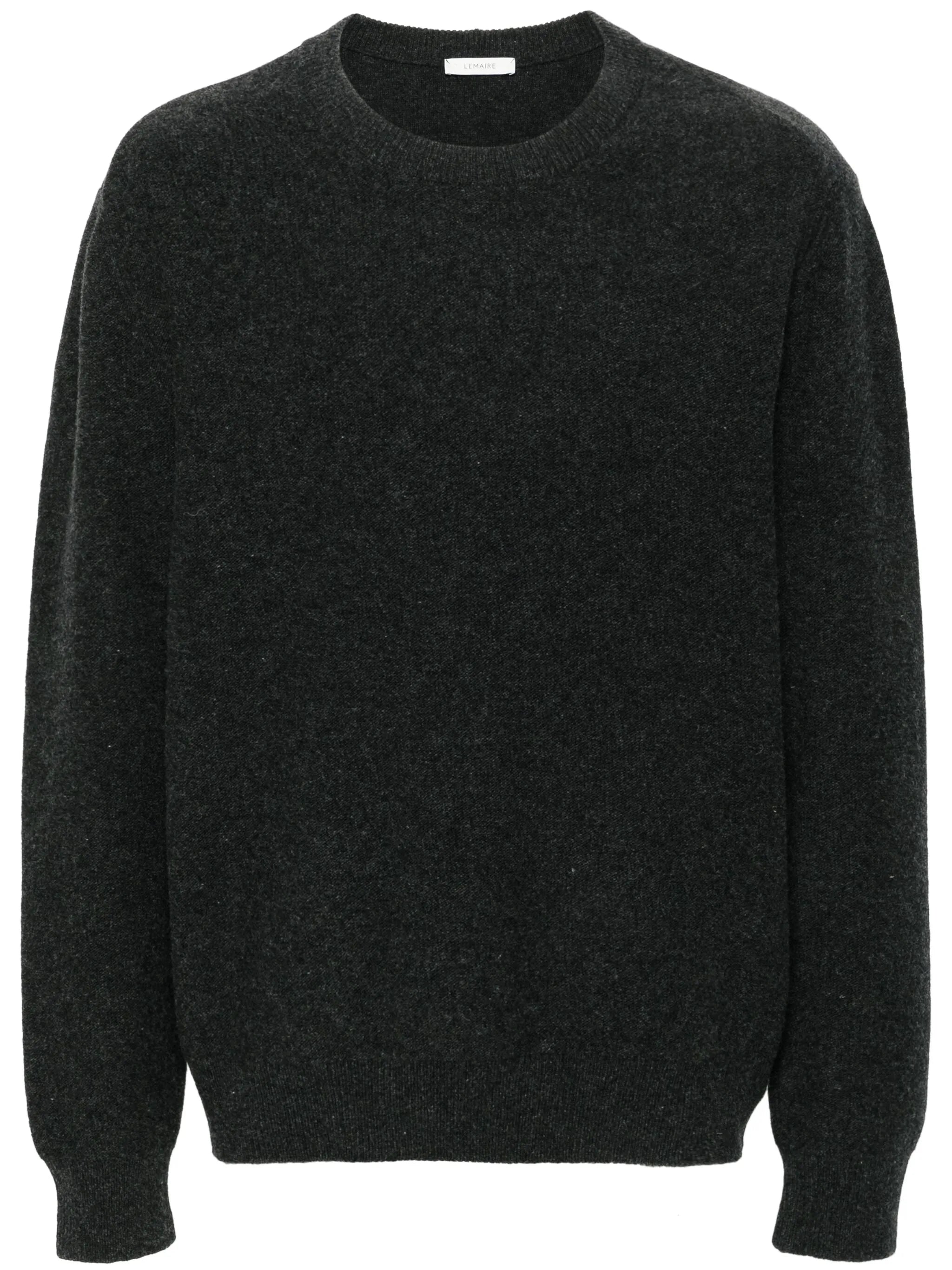 round-neck wool jumper