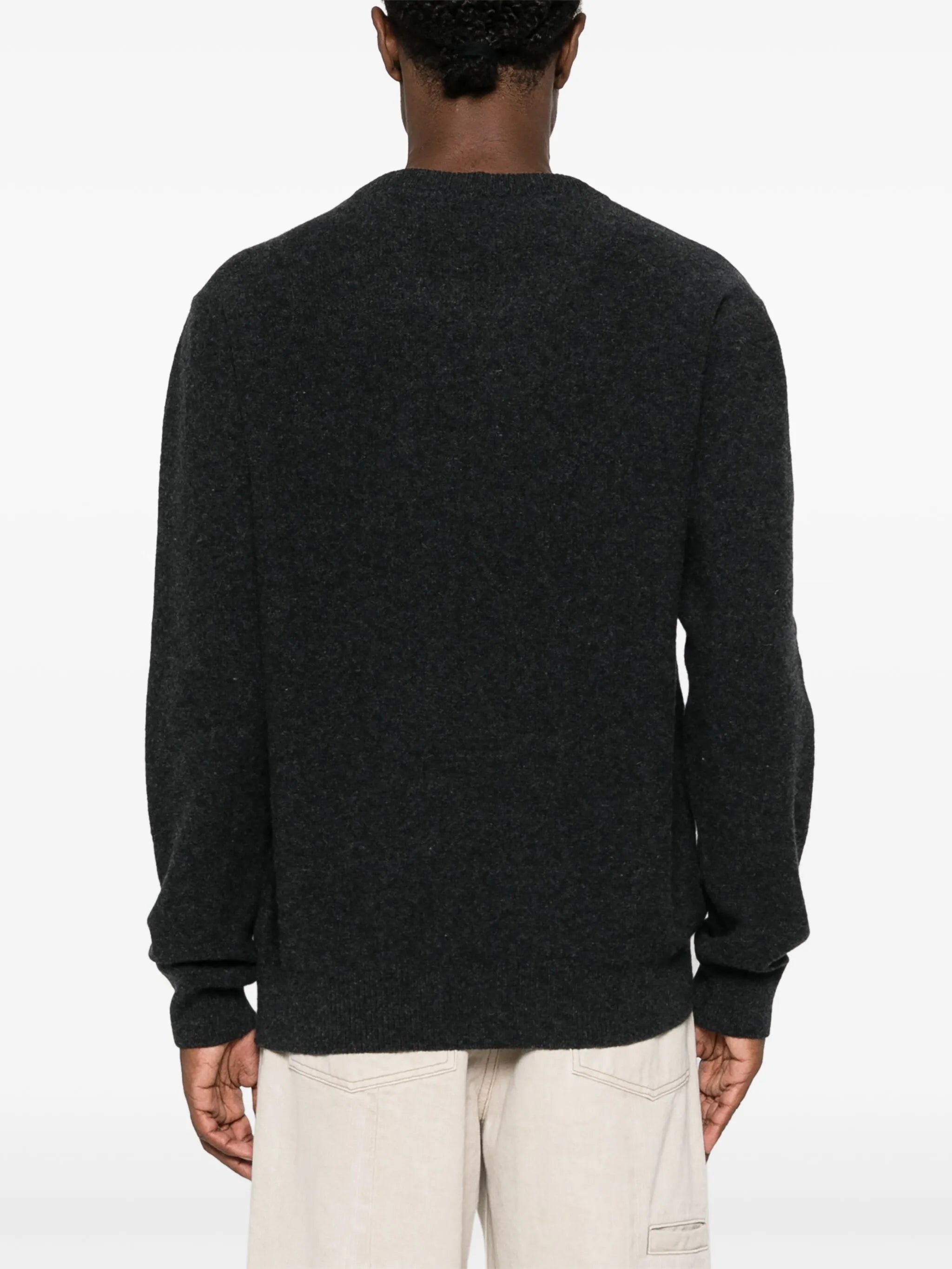 round-neck wool jumper