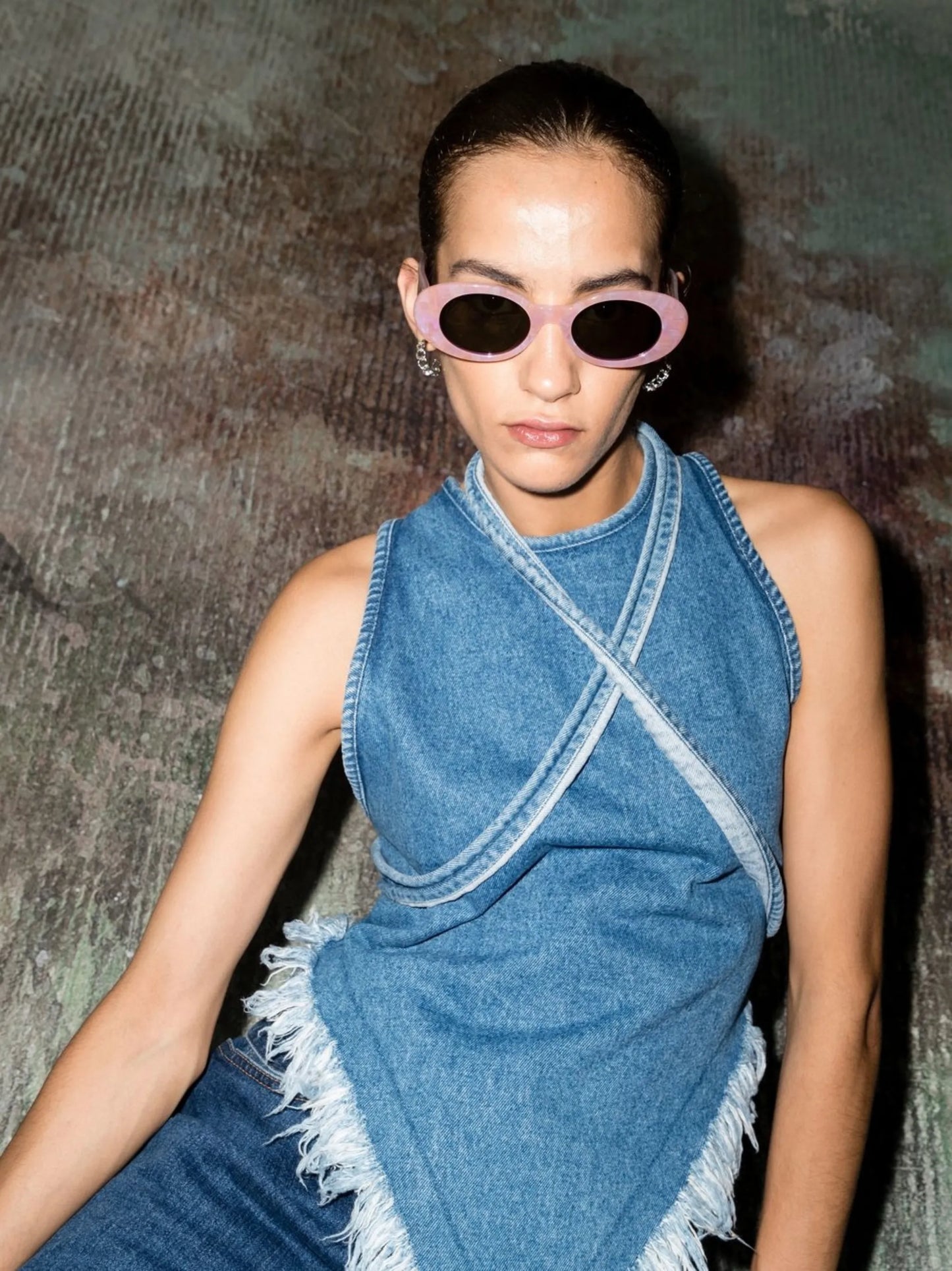 Spirit oval-frame sunglasses