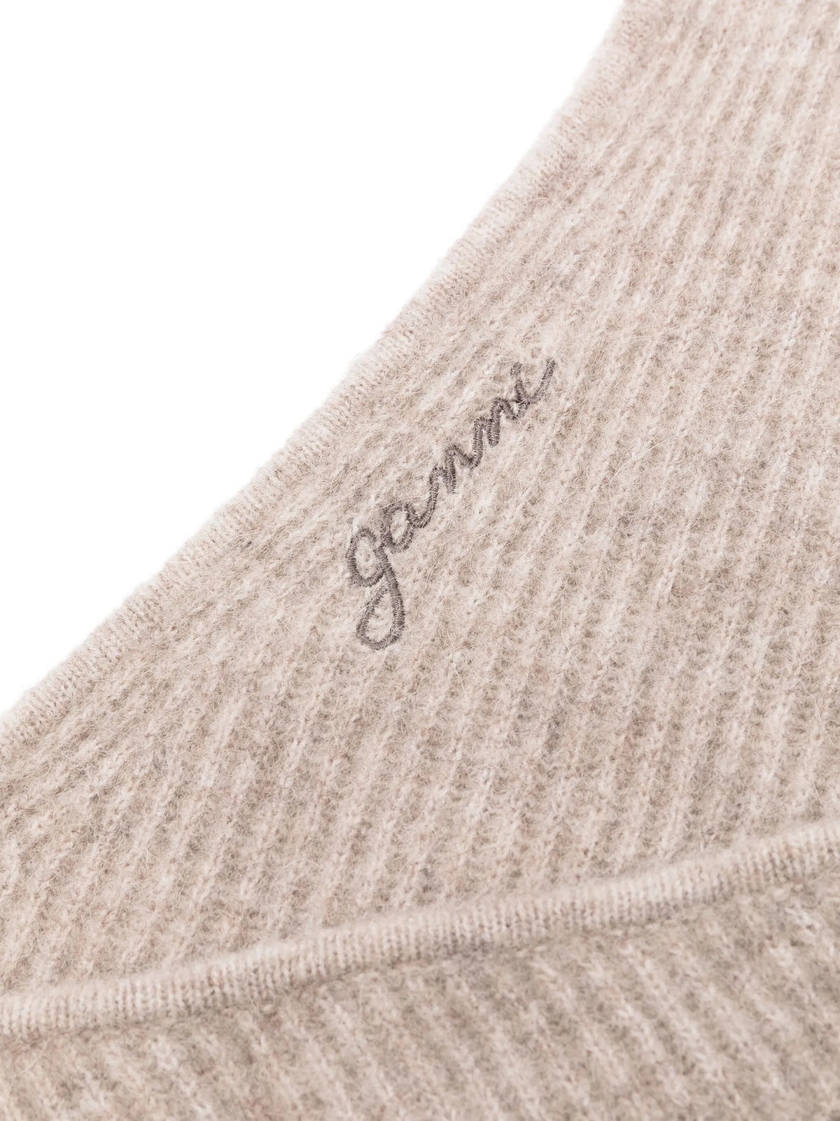 brown soft wool balaclava