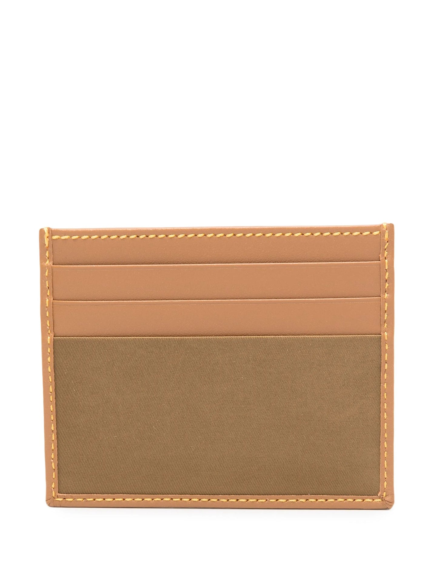 triangle-logo leather cardholder